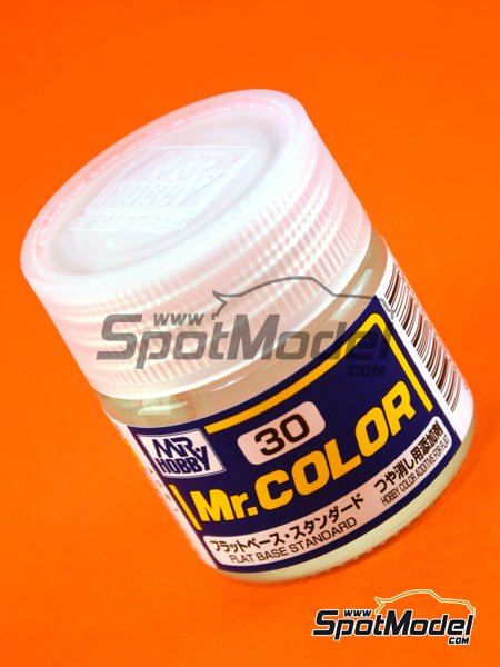 Flat base - 1 x 10ml | Mr Color paint manufactured by Mr Hobby (ref.&nbsp;C030) image