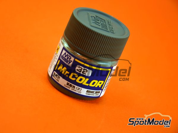 Image 1: Dark gray - 1 x 10ml | Mr Color paint manufactured by Mr Hobby (ref.&nbsp;C032)