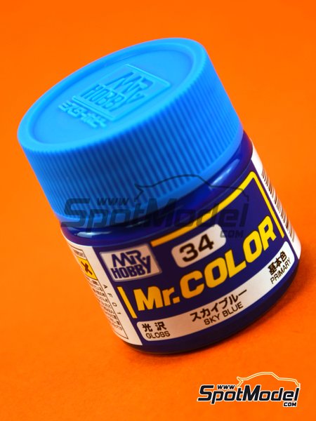 Sky blue - 1 x 10ml | Mr Color paint manufactured by Mr Hobby (ref.&nbsp;C034) image
