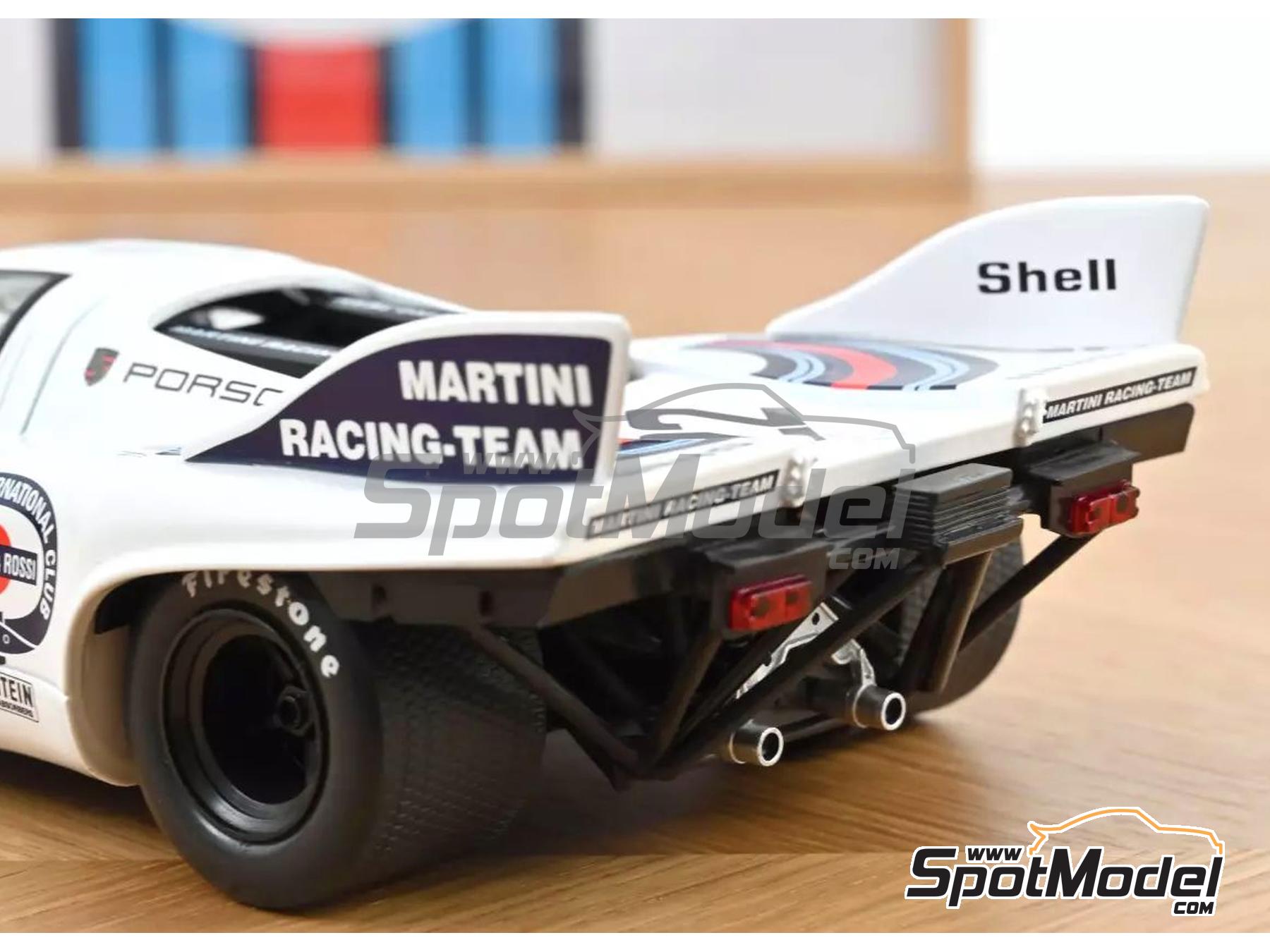 Image 4: Porsche 917K Martini International Racing Team - 24 Hours Le Mans 1971 | Diecast model car in 1/18 scale manufactured by Norev (ref.&nbsp;DIE-59795, also 3551091875888 and 187588)