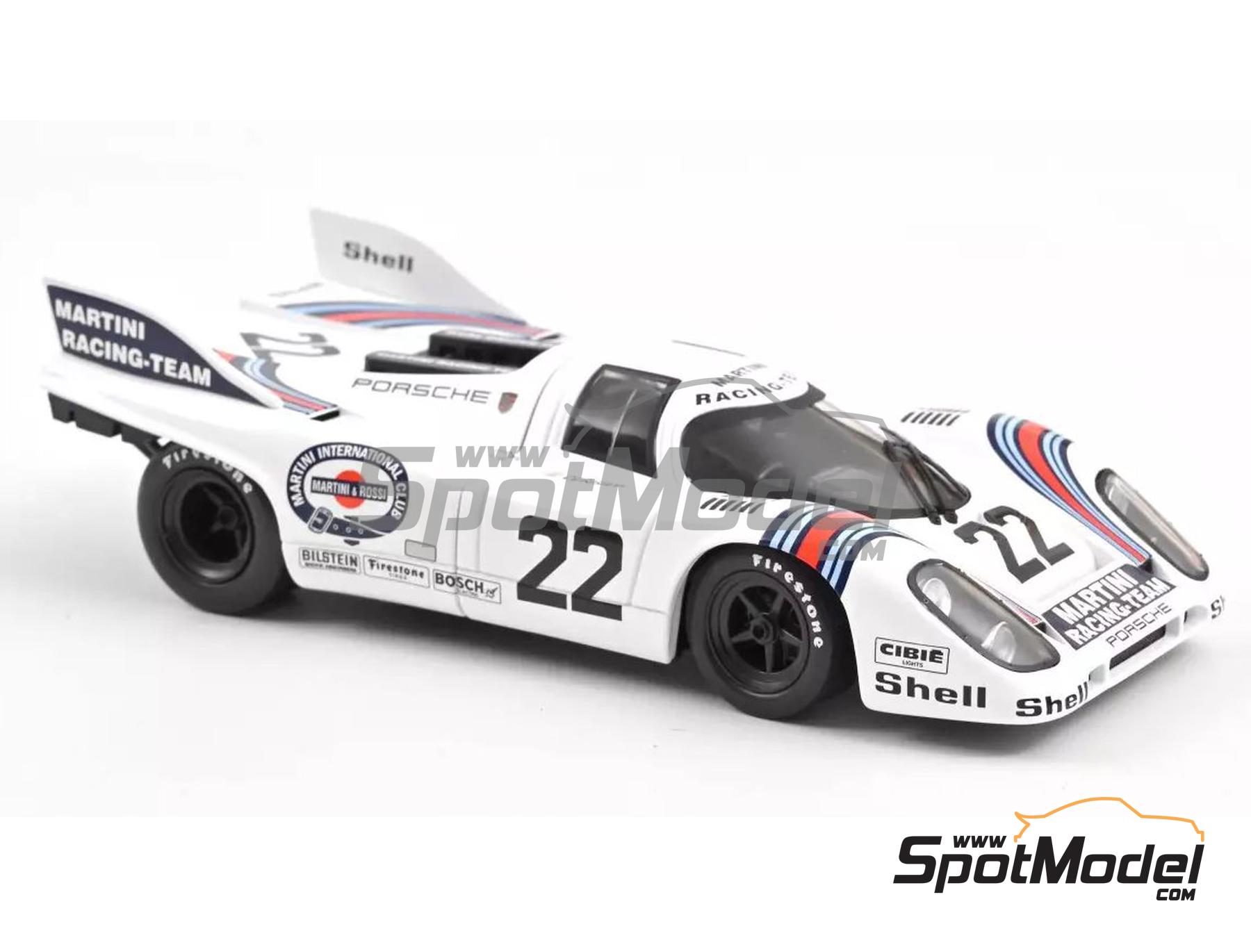 Image 5: Porsche 917K Martini International Racing Team - 24 Hours Le Mans 1971 | Diecast model car in 1/18 scale manufactured by Norev (ref.&nbsp;DIE-59795, also 3551091875888 and 187588)