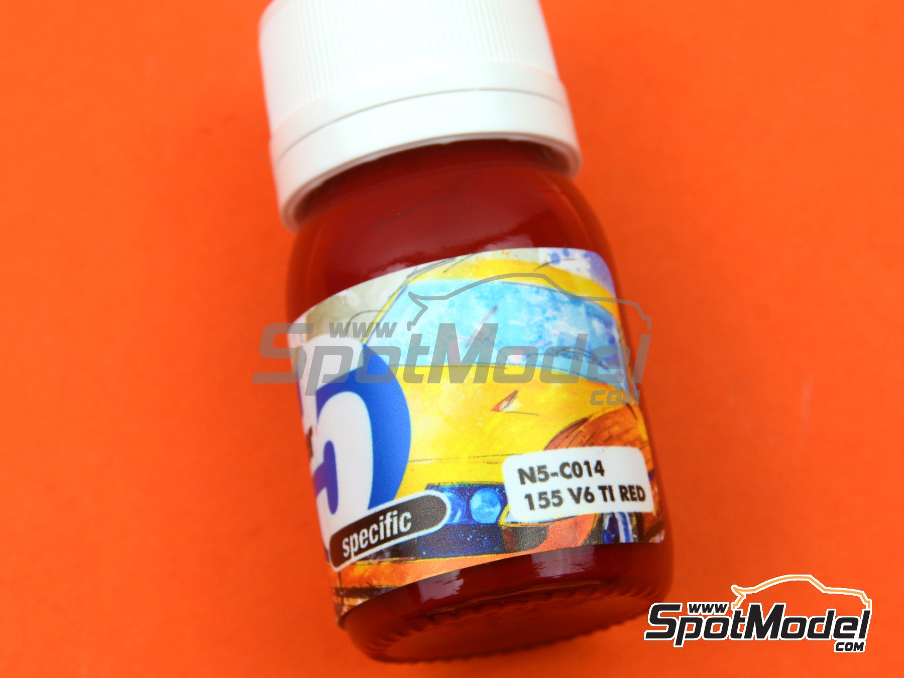 Image 1: Rojo 155 V6 TI Red - 1 x 30ml | Pintura para aer&oacute;grafo fabricado por Number Five (ref.&nbsp;N5-C014)