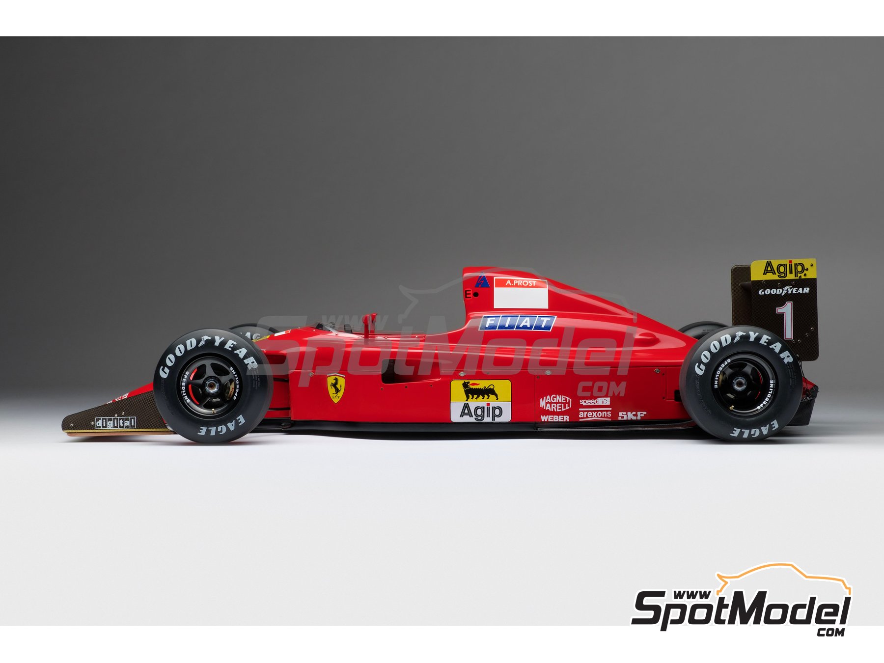 Image 1: 641/2 F1-90 Red - 1 x 30ml | Paint for airbrush manufactured by Number Five (ref.&nbsp;N5-C093)