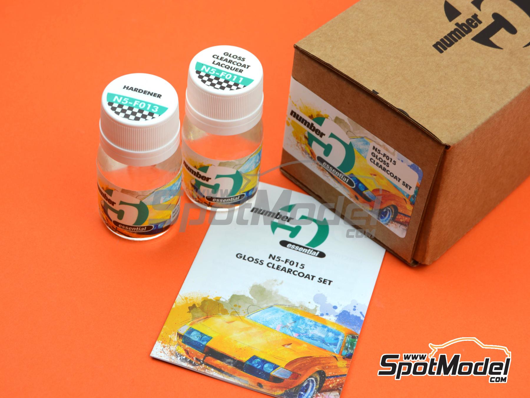 Image 1: Gloss clearcoat 2K lacquer set - 2 x 30ml | Clearcoat manufactured by Number Five (ref.&nbsp;N5-F015)