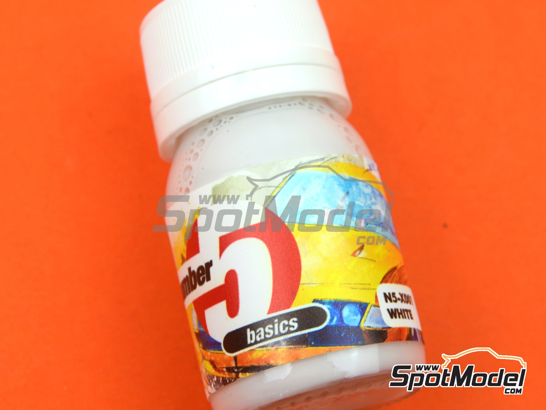 Image 1: White - 1 x 30ml | Paint for airbrush manufactured by Number Five (ref.&nbsp;N5-X001)