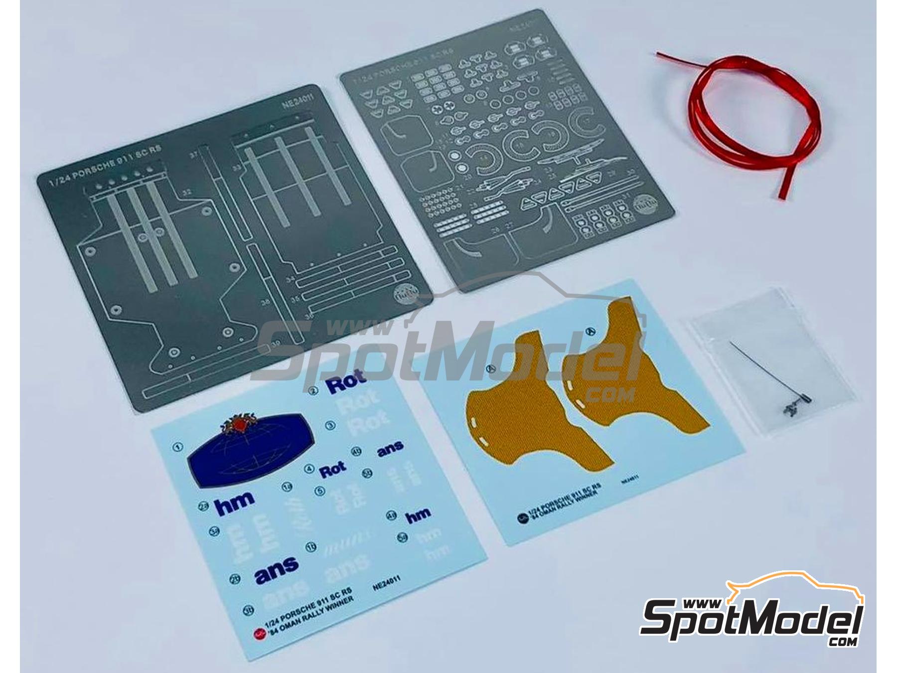 Image 2: Porsche 911 SC | Set de mejora y detallado en escala&nbsp;1/24 fabricado por Nunu (ref.&nbsp;NE24011, tambien 4545782078077 y NE-24011)