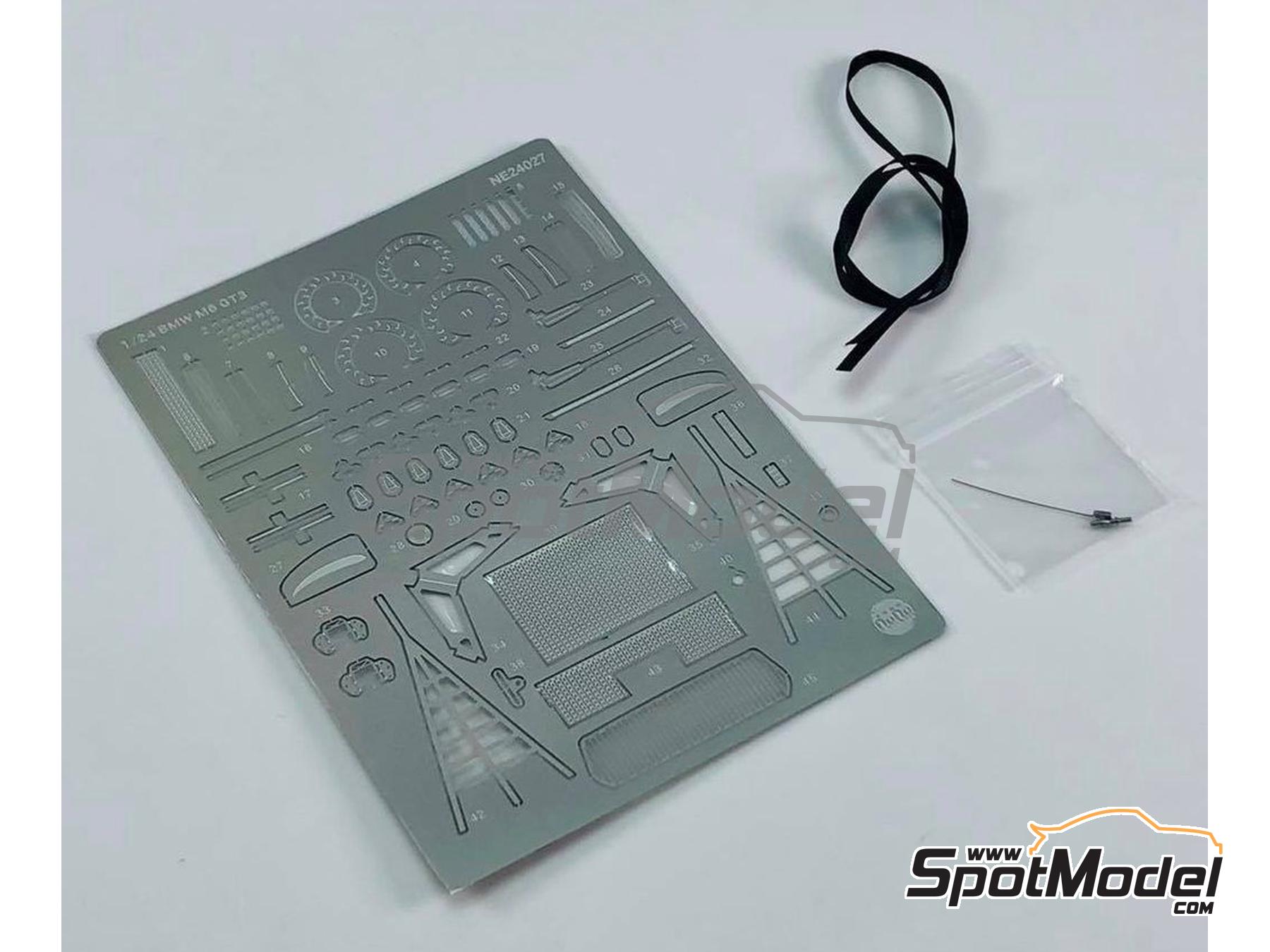 Image 1: BMW M6 GT3 sponsored by Playstation - Adenauer ADAC Rundstrecken-Trophy 2020 | Detail up set in 1/24 scale manufactured by Nunu (ref.&nbsp;NE24027, also 4545782071740 and PN-E24027)