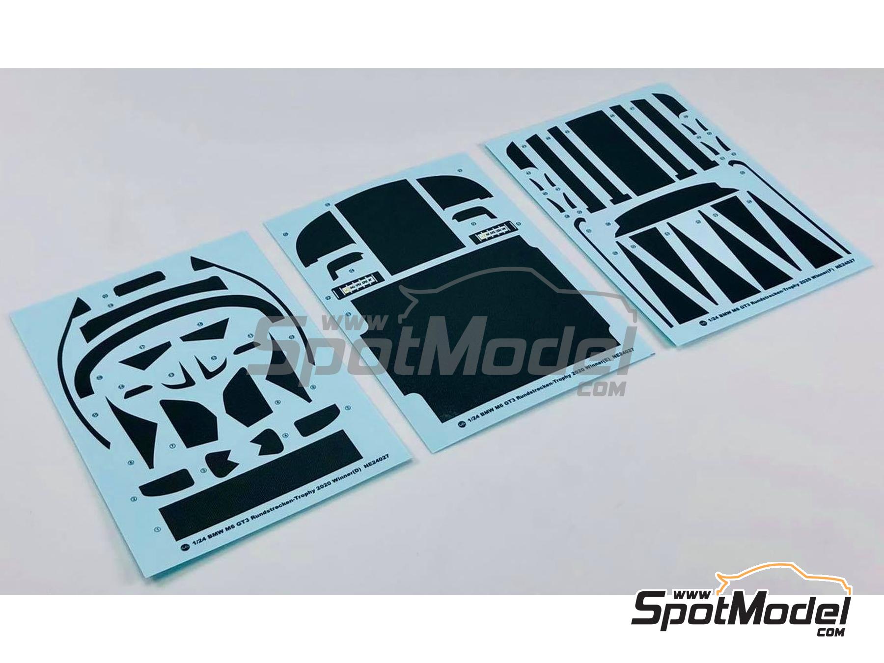 Image 2: BMW M6 GT3 sponsored by Playstation - Adenauer ADAC Rundstrecken-Trophy 2020 | Detail up set in 1/24 scale manufactured by Nunu (ref.&nbsp;NE24027, also 4545782071740 and PN-E24027)