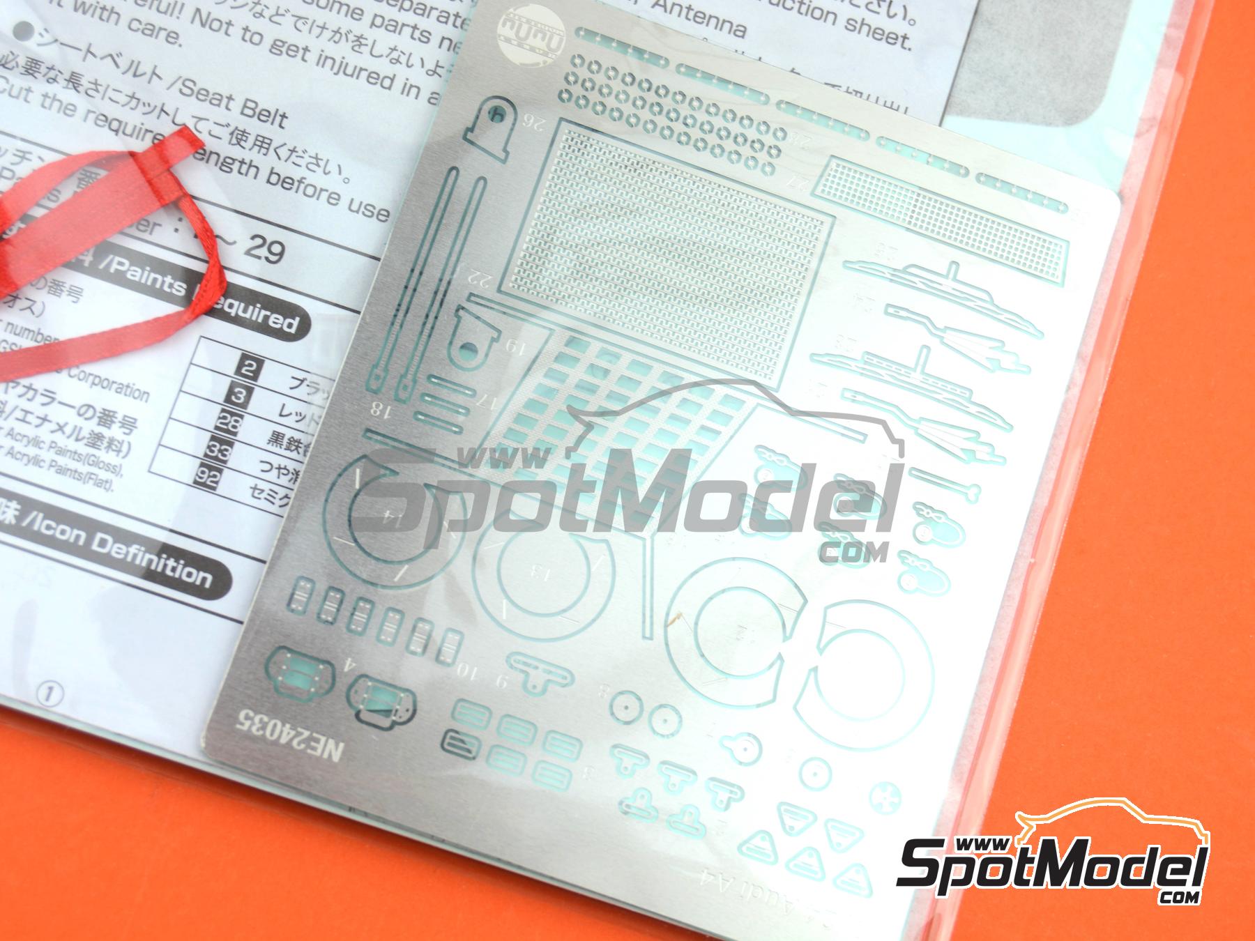 Image 7: Audi A4 Quattro | Set de mejora y detallado en escala&nbsp;1/24 fabricado por Nunu (ref.&nbsp;NE24035, tambien 4545782083279)