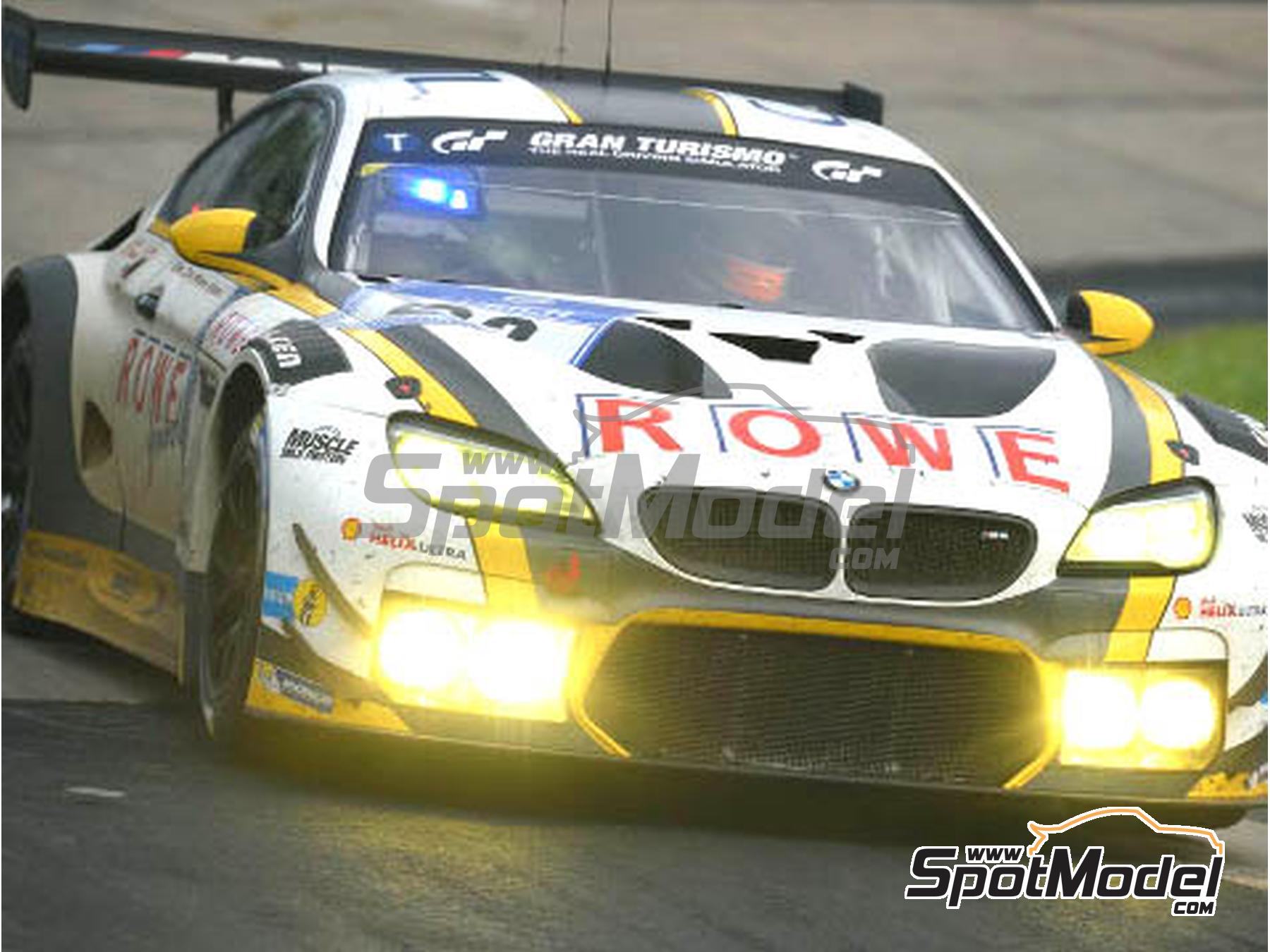Image 1: BMW M6 GT3 ROWE Racing Team - TotalEnergies 24 hours of Spa 2016 | Car scale model kit in 1/24 scale manufactured by Nunu (ref.&nbsp;PN24001, also 4545782035490)