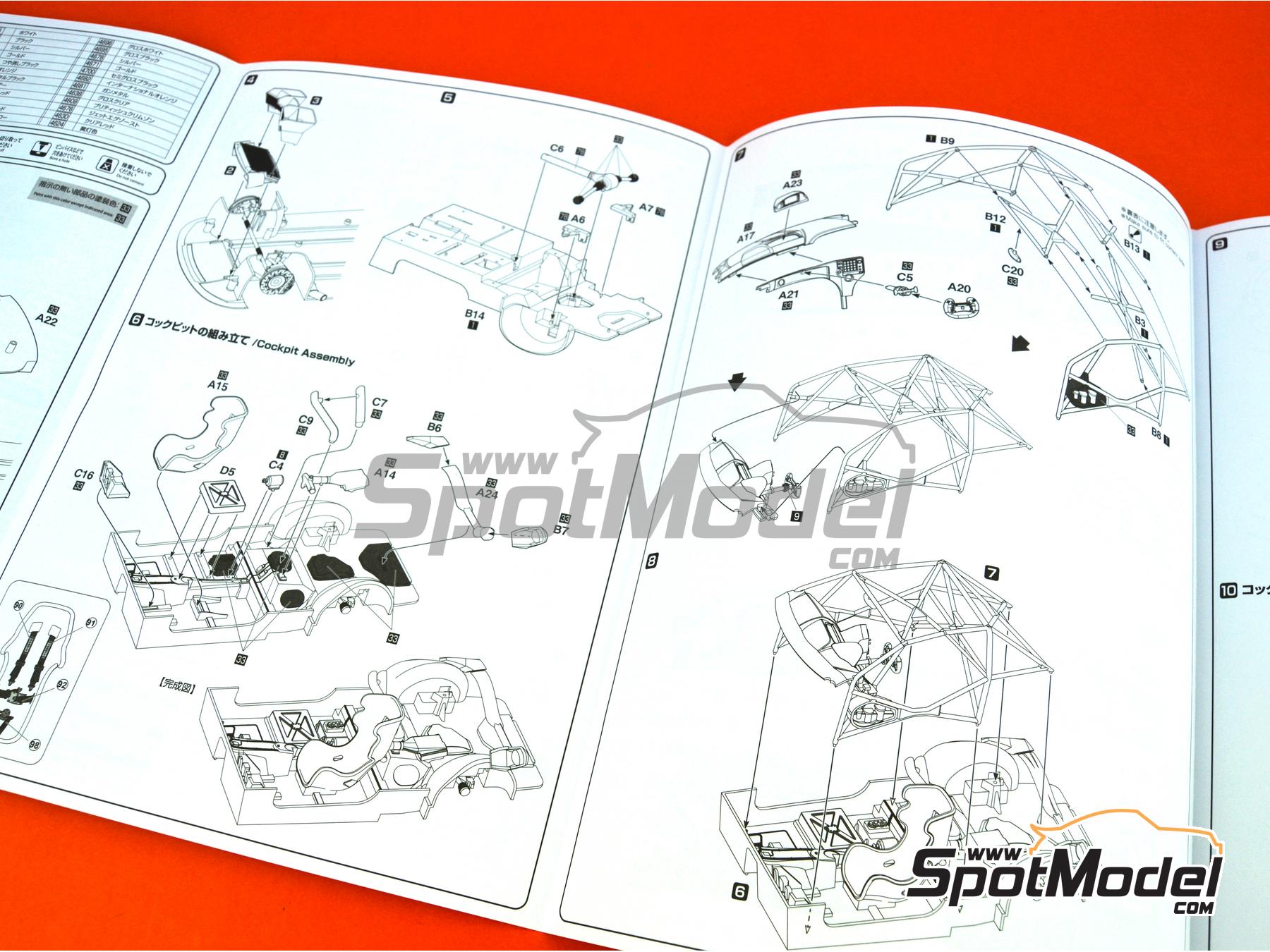 Image 22: BMW M6 GT3 ROWE Racing Team - TotalEnergies 24 hours of Spa 2016 | Car scale model kit in 1/24 scale manufactured by Nunu (ref.&nbsp;PN24001, also 4545782035490)