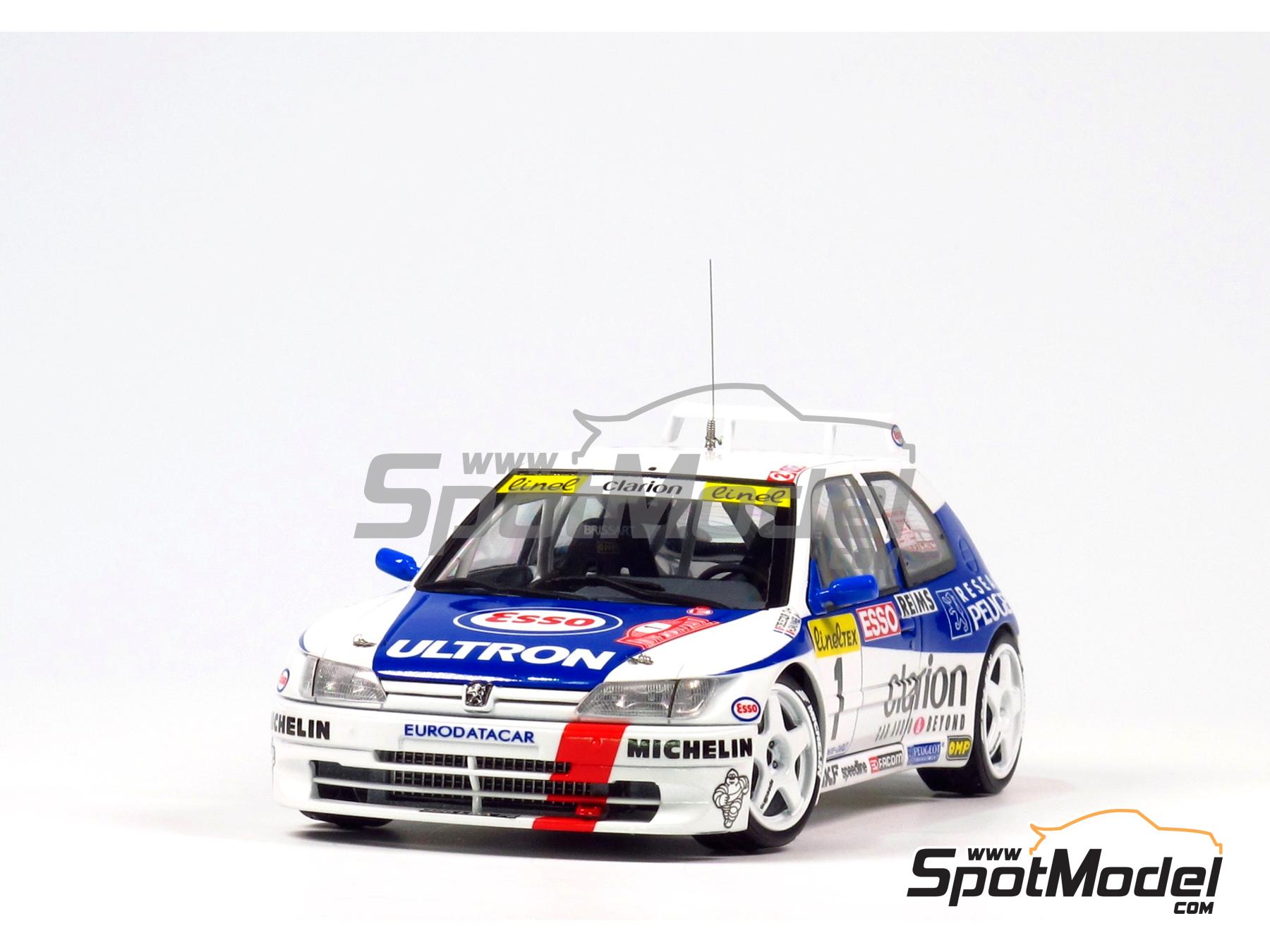 Nunu NU-24009: Car scale model kit 1/24 scale - Peugeot 306 Maxi