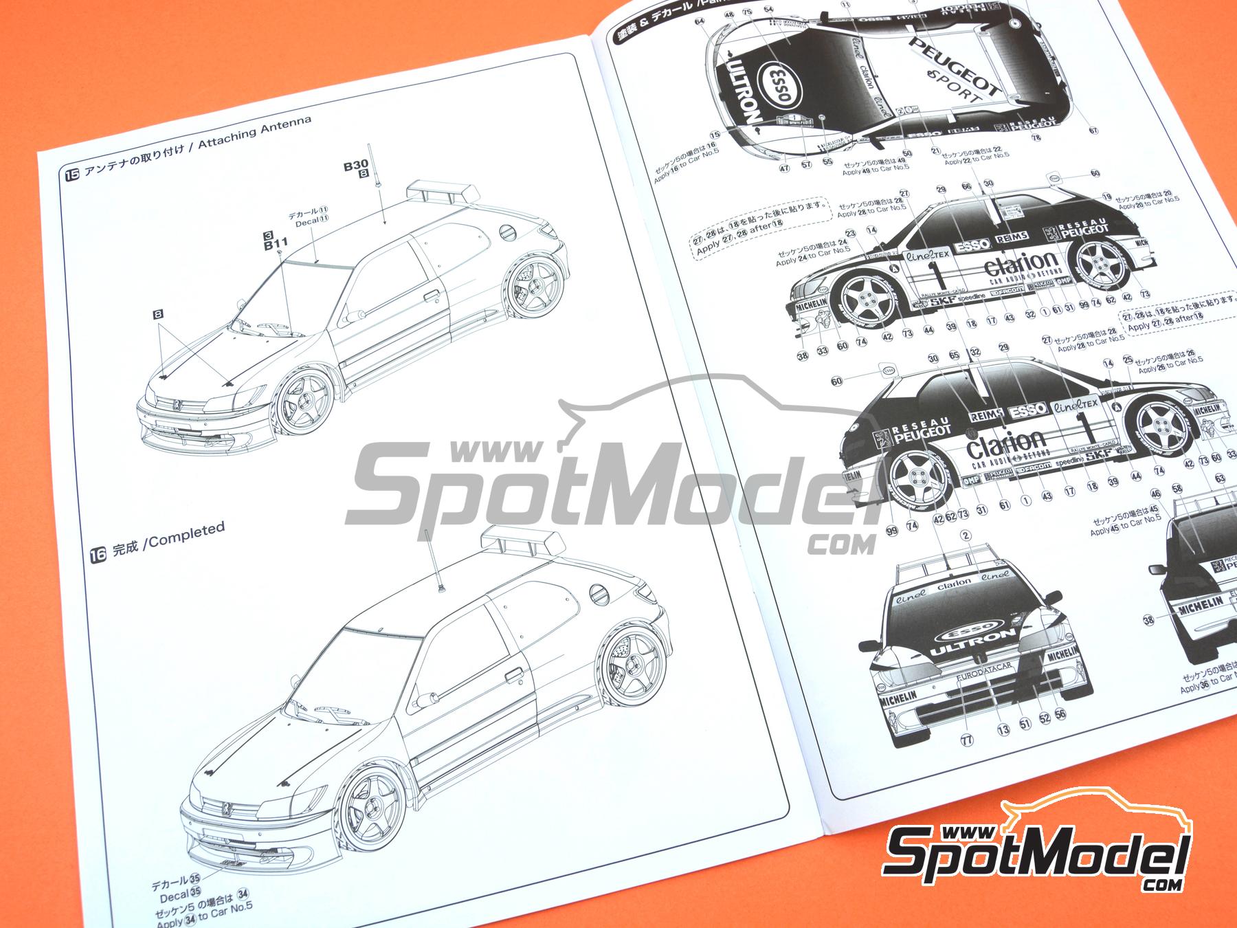 Maquette NUNU 1/24 Peugeot 306 MAXI – Rallye Monte Carlo 1996