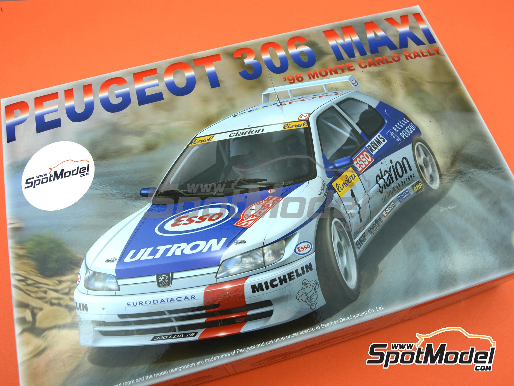 【新品】nunu Peugeot 306 Maxi EVO2 1/24 Peugeot 306 MAXI / PLATZ / nunu 1/24 / Scale Model / MONTE