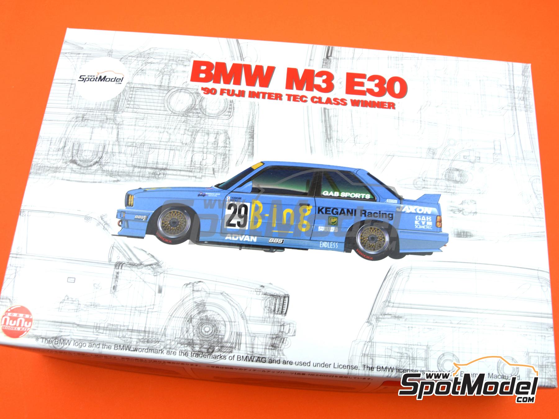 Nunu NU-24019: Car scale model kit 1/24 scale - BMW M3 E30 Sport ...