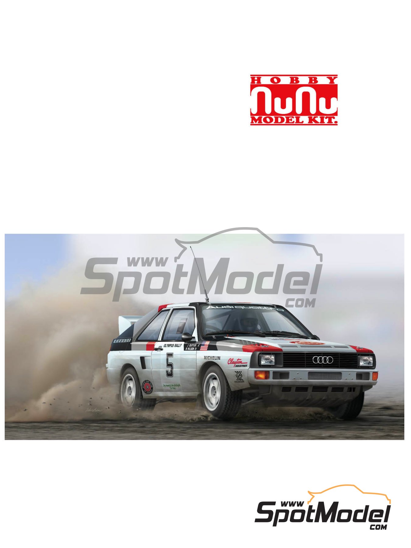 New TOOL Nunu-Beemax  PN24023-1:24 Audi Spot Quattro S1 '86 US OLYMPUS RALLY 