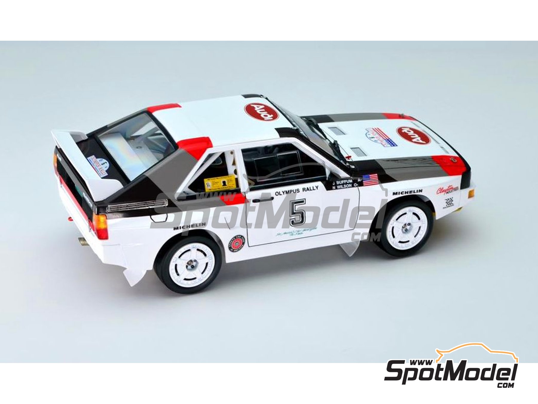 ixo 1/24 Audi Sport quattro S1 #6 Rallye Monte Carlo 1986 イクソ