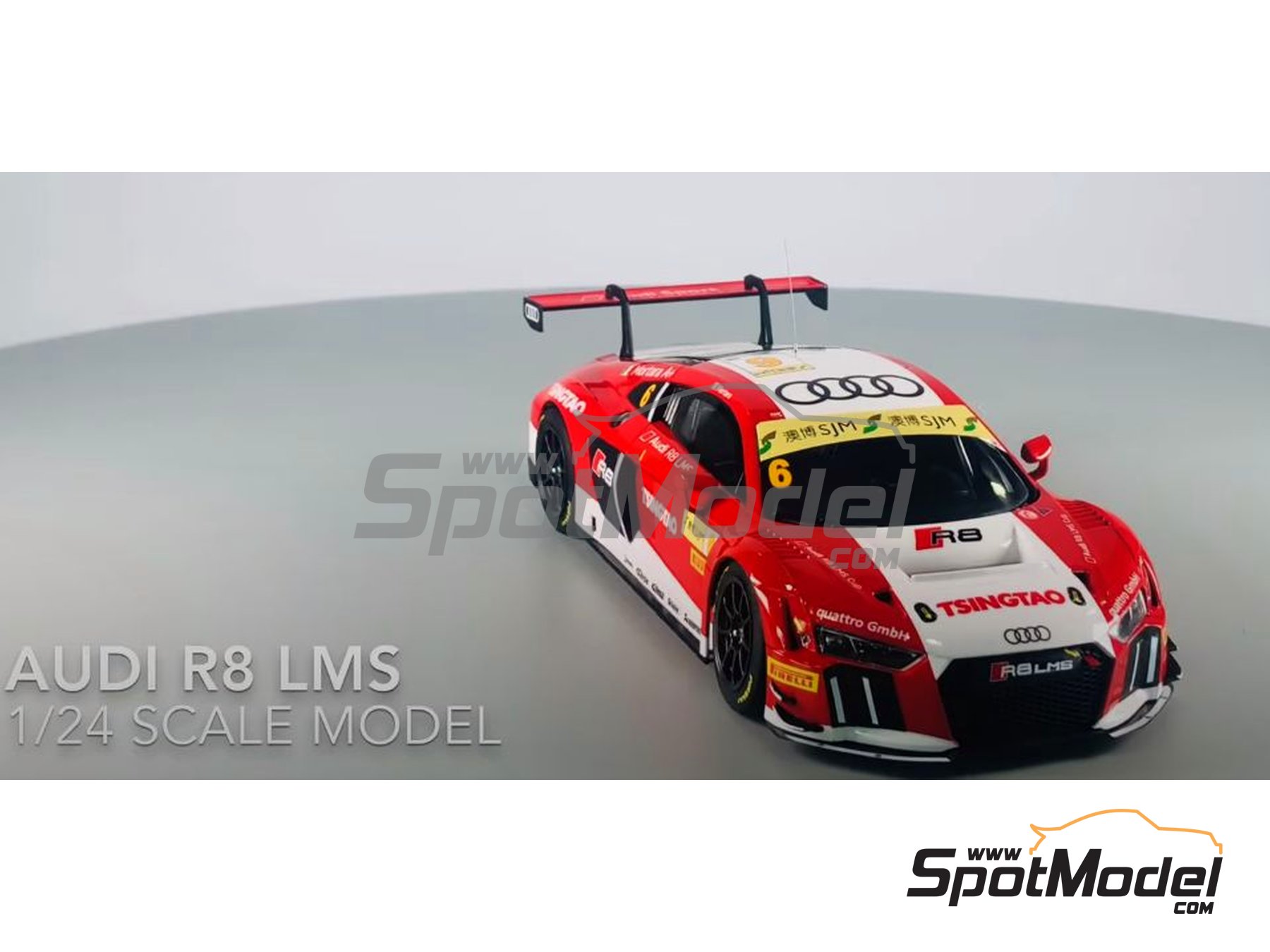 Platts/NUNU 1/24 Racing Series Audi R8 LMS GT3 2015 FIA GT3 World Cup Model 