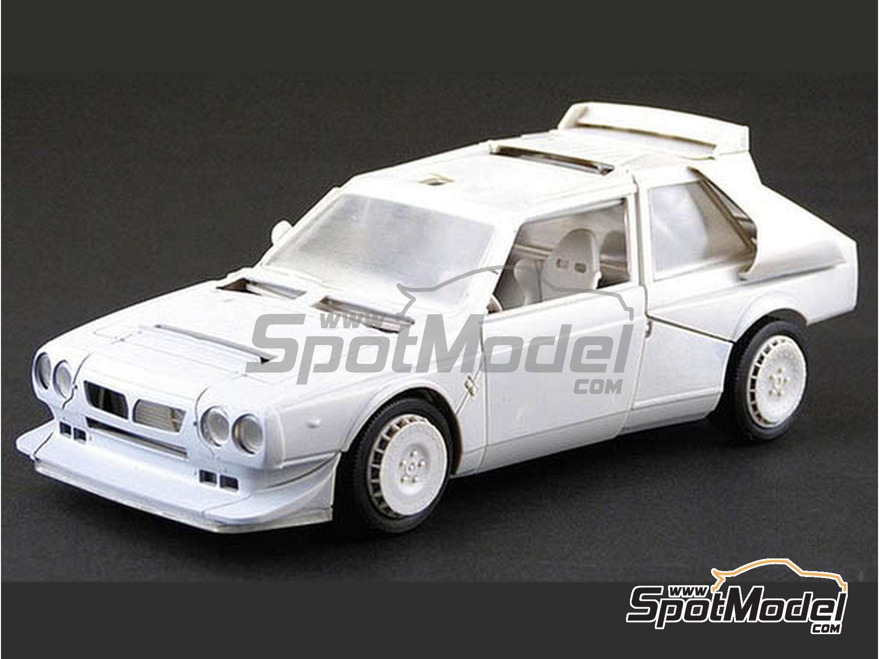 Image 2: Lancia Delta S4 Grupo B Equipo Martini International Racing - Rally de Monte Carlo - Rallye Automobile de Monte-Carlo 1986 | Maqueta de coche en escala 1/24 fabricado por Nunu (ref. PN24030, tambien 4545782075816)