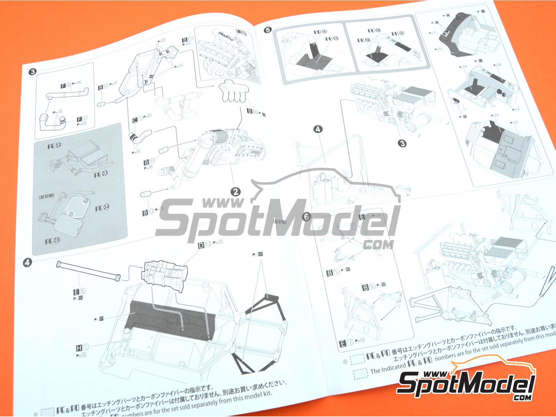 Image 24: Lancia Delta S4 Grupo B Equipo Martini International Racing - Rally de Monte Carlo - Rallye Automobile de Monte-Carlo 1986 | Maqueta de coche en escala 1/24 fabricado por Nunu (ref. PN24030, tambien 4545782075816)