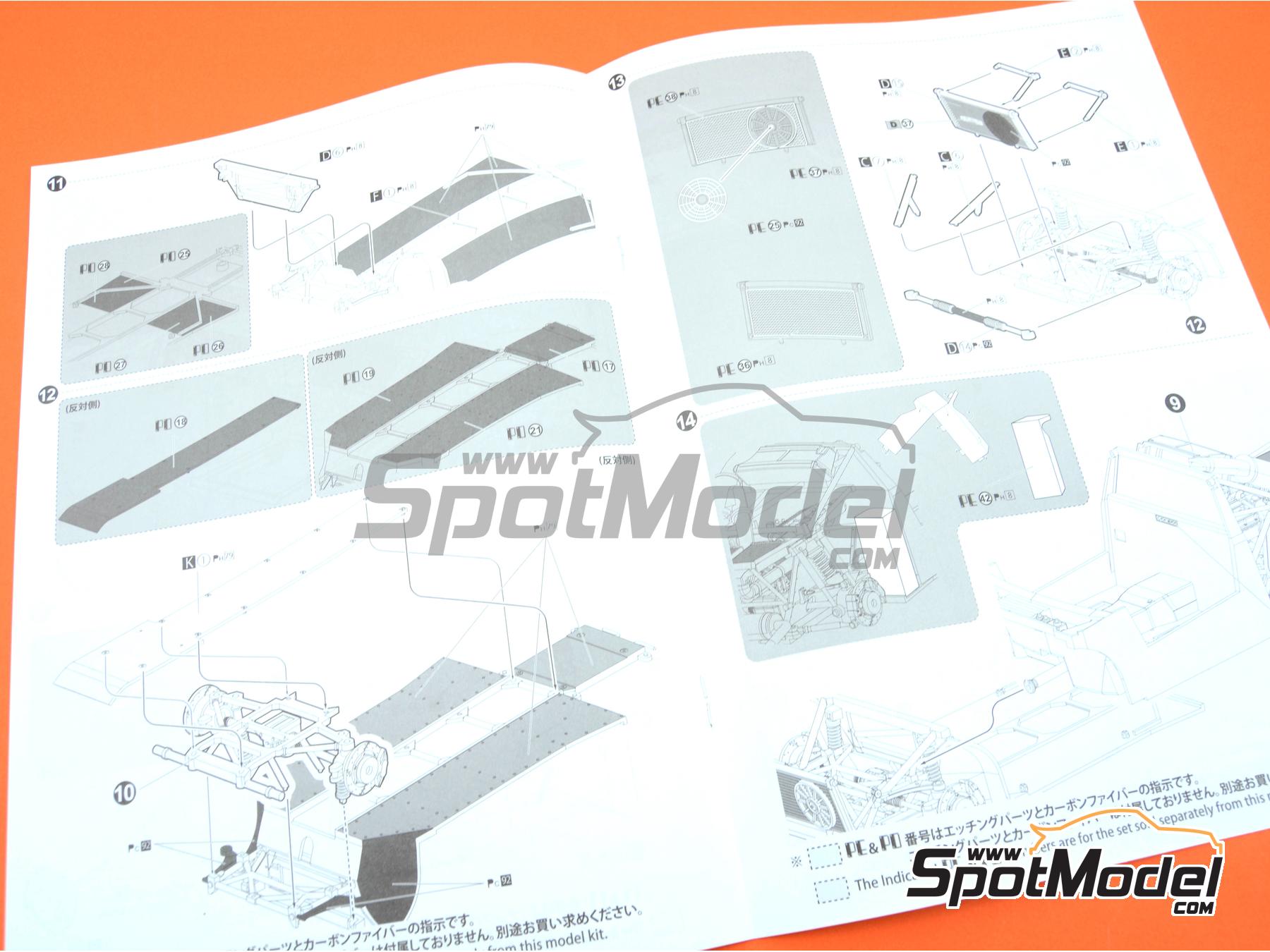 Image 25: Lancia Delta S4 Grupo B Equipo Martini International Racing - Rally de Monte Carlo - Rallye Automobile de Monte-Carlo 1986 | Maqueta de coche en escala 1/24 fabricado por Nunu (ref. PN24030, tambien 4545782075816)