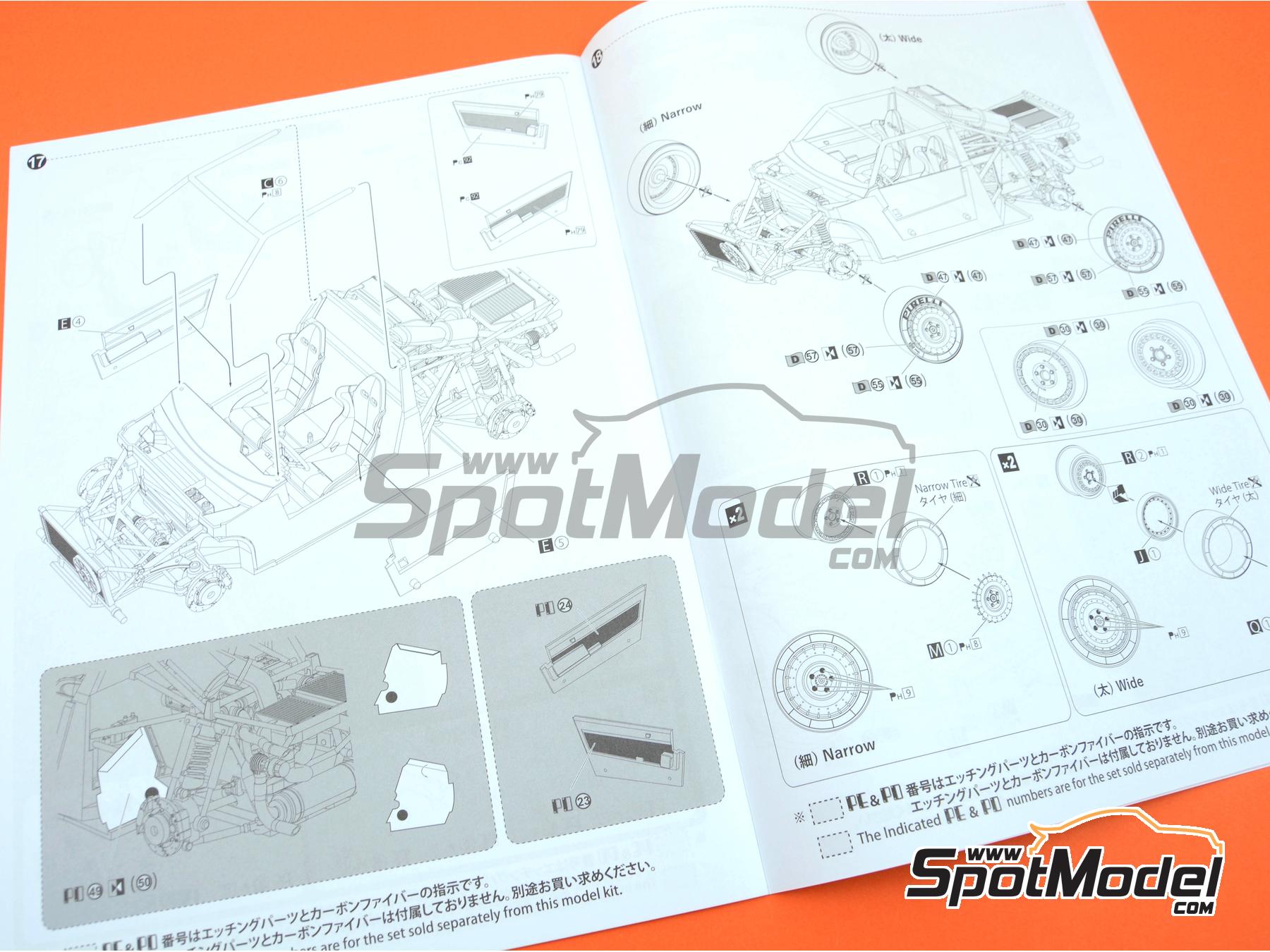 Image 26: Lancia Delta S4 Grupo B Equipo Martini International Racing - Rally de Monte Carlo - Rallye Automobile de Monte-Carlo 1986 | Maqueta de coche en escala 1/24 fabricado por Nunu (ref. PN24030, tambien 4545782075816)