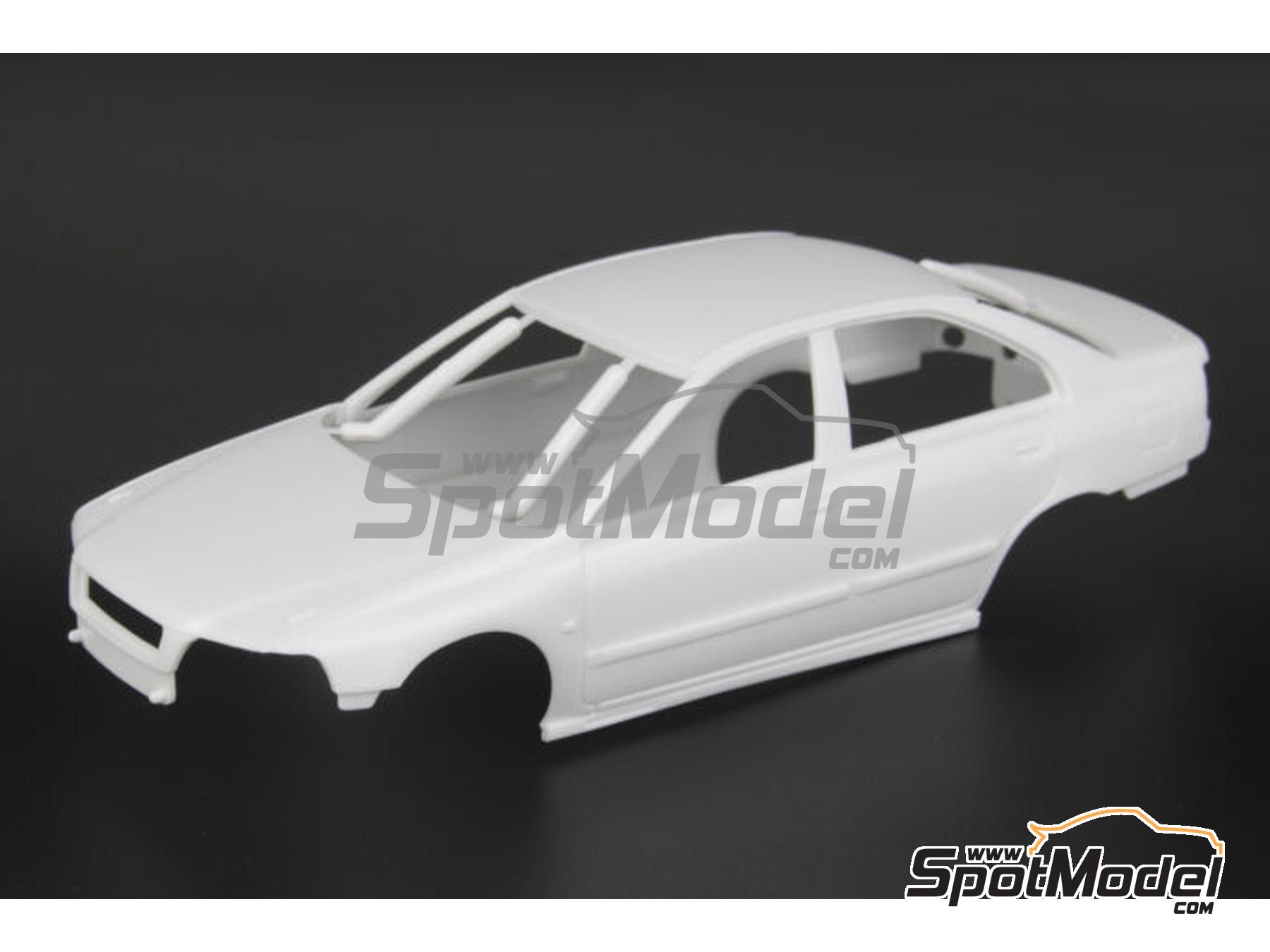 Image 8: Volvo S40 Equipo TWR patrocinado por Q8 - Campeonato Ingl&eacute;s de Turismos - BTCC 1997 | Maqueta de coche en escala&nbsp;1/24 fabricado por Nunu (ref.&nbsp;PN24034, tambien 4545782075779)