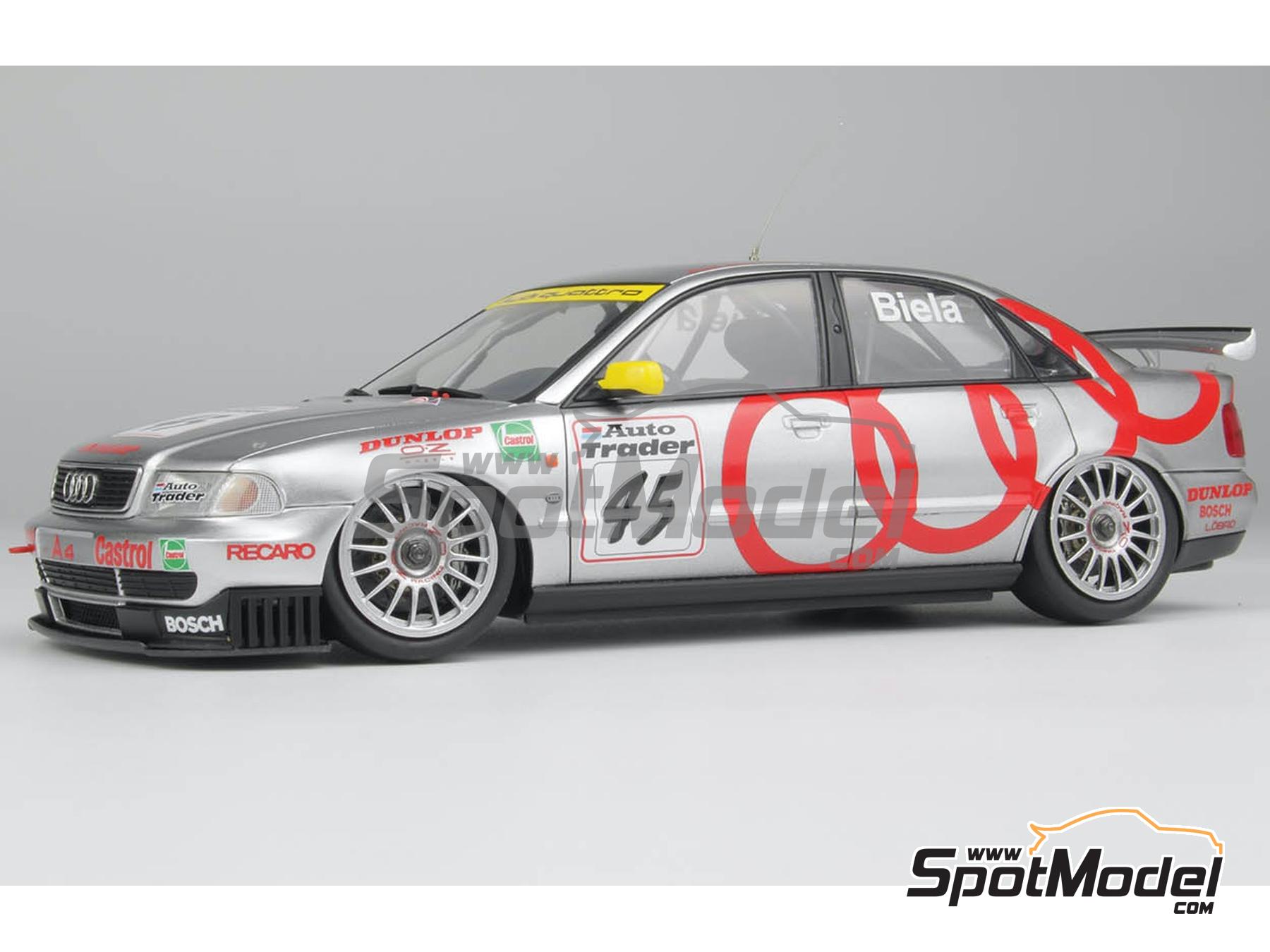 Image 15: Audi A4 Quattro Equipo Audi Sport UK - Campeonato Ingl&eacute;s de Turismos - BTCC 1996 | Maqueta de coche en escala&nbsp;1/24 fabricado por Nunu (ref.&nbsp;PN24035, tambien 4545782086515)
