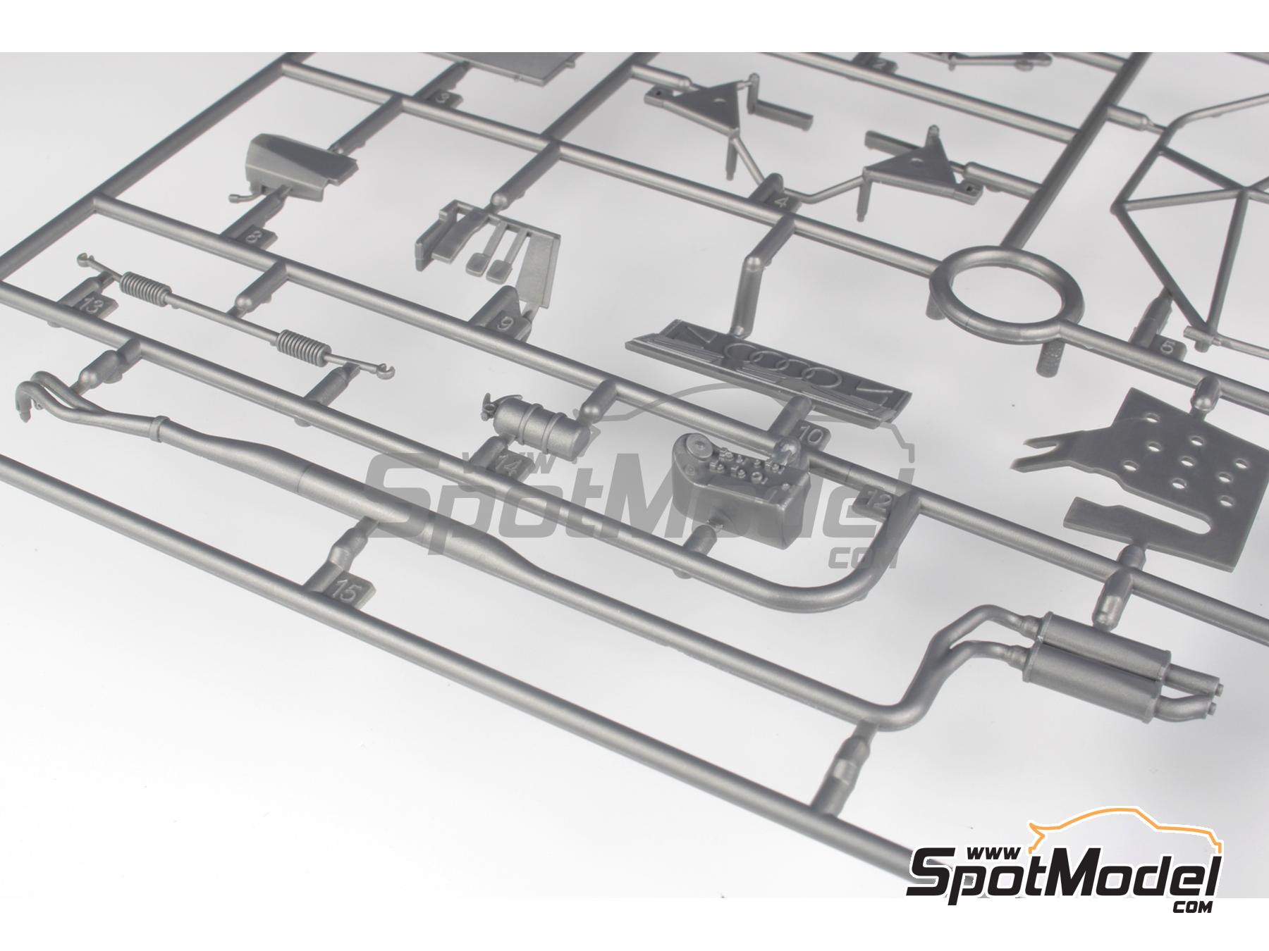 Image 28: Audi A4 Quattro Equipo Audi Sport UK - Campeonato Ingl&eacute;s de Turismos - BTCC 1996 | Maqueta de coche en escala&nbsp;1/24 fabricado por Nunu (ref.&nbsp;PN24035, tambien 4545782086515)