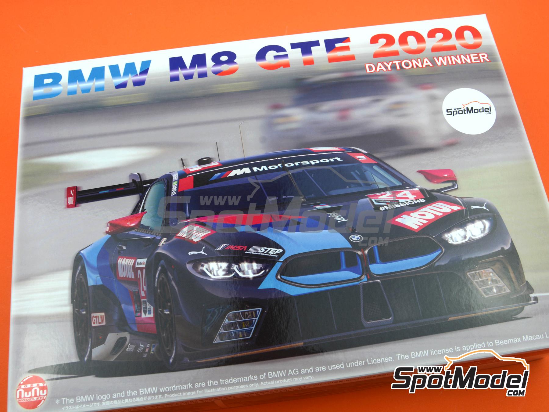 Nunu NU24036: Car scale model kit 1/24 scale - BMW M8 GTE BMW 