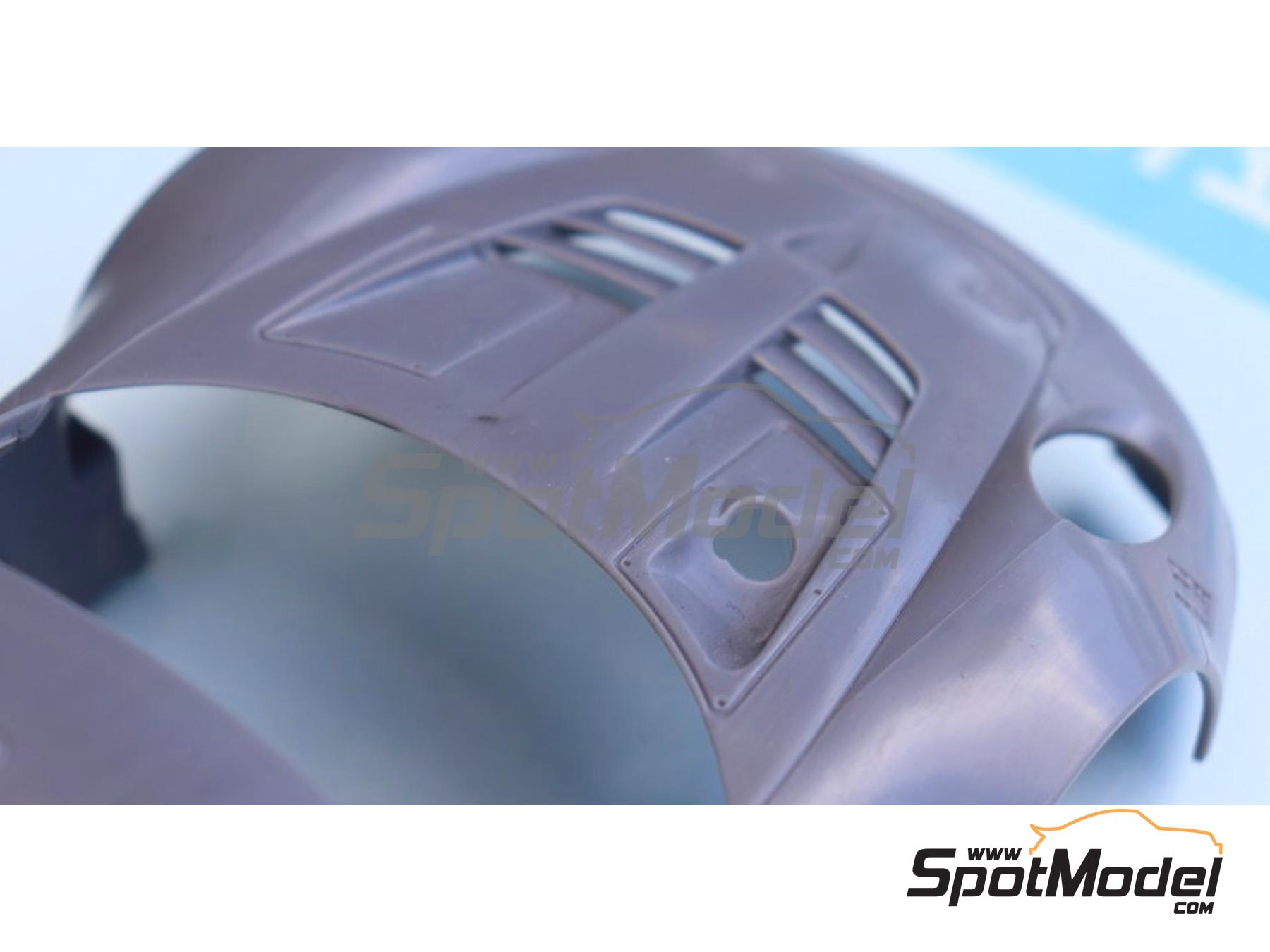 Image 15: Porsche 911 991 GT3 RSR Equipo Porsche GT patrocinado por Pink Pig - 24 Horas de Le Mans 2018 | Maqueta de coche en escala&nbsp;1/24 fabricado por Nunu (ref.&nbsp;PN24040, tambien 4545782089585)