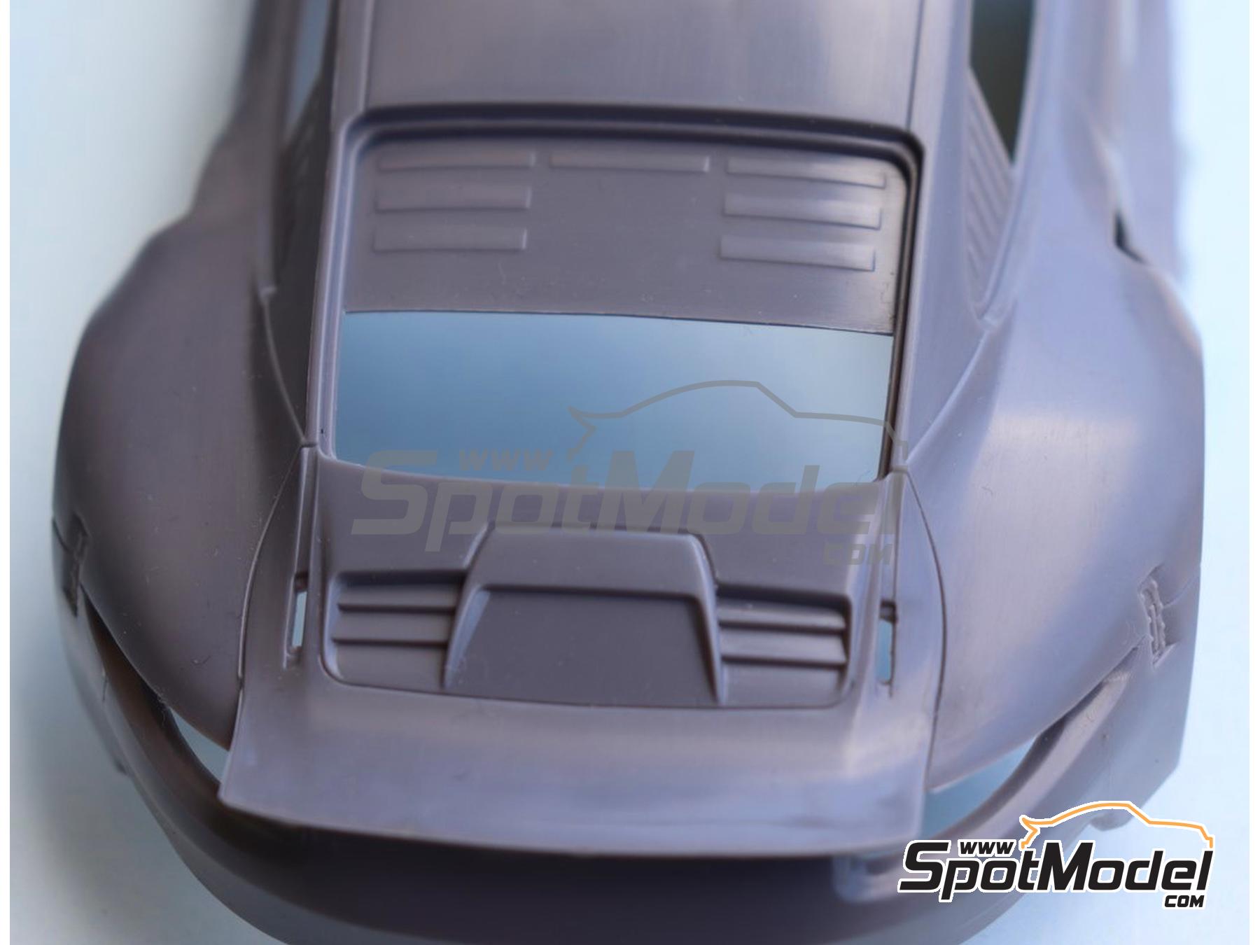 Image 16: Porsche 911 991 GT3 RSR Equipo Porsche GT patrocinado por Pink Pig - 24 Horas de Le Mans 2018 | Maqueta de coche en escala&nbsp;1/24 fabricado por Nunu (ref.&nbsp;PN24040, tambien 4545782089585)