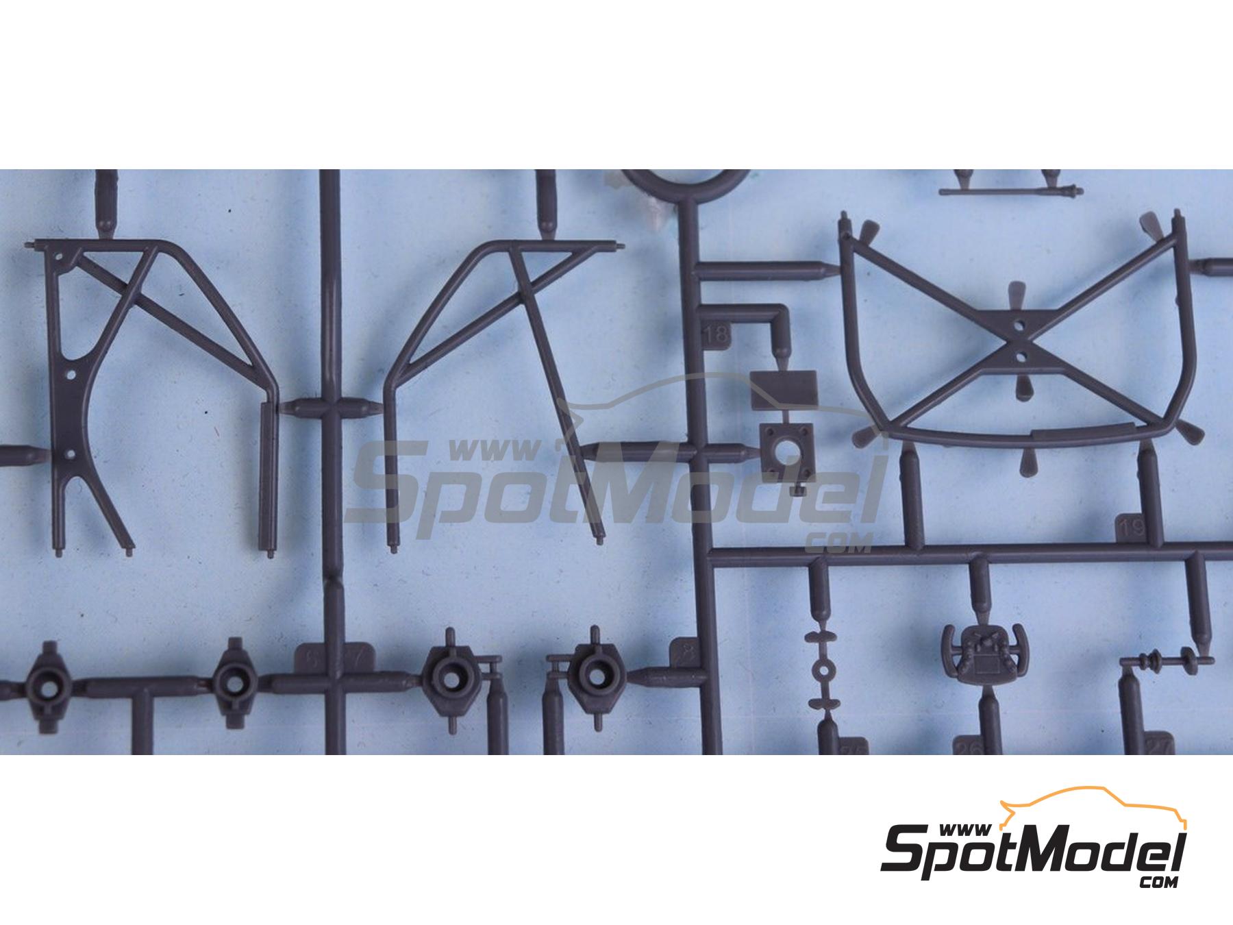 Image 17: Porsche 911 991 GT3 RSR Equipo Porsche GT patrocinado por Pink Pig - 24 Horas de Le Mans 2018 | Maqueta de coche en escala&nbsp;1/24 fabricado por Nunu (ref.&nbsp;PN24040, tambien 4545782089585)