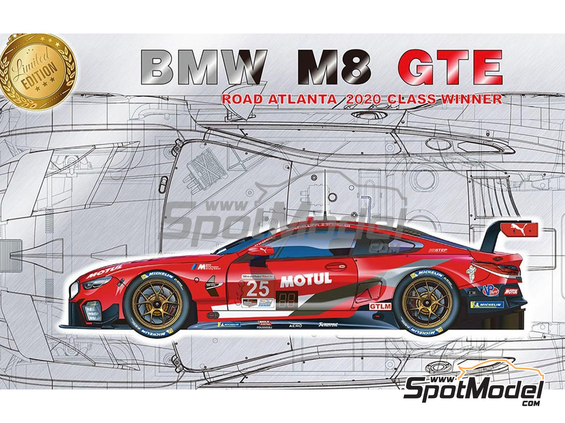 Nunu PN24043: Car scale model kit 1/24 scale - BMW M8 GTE