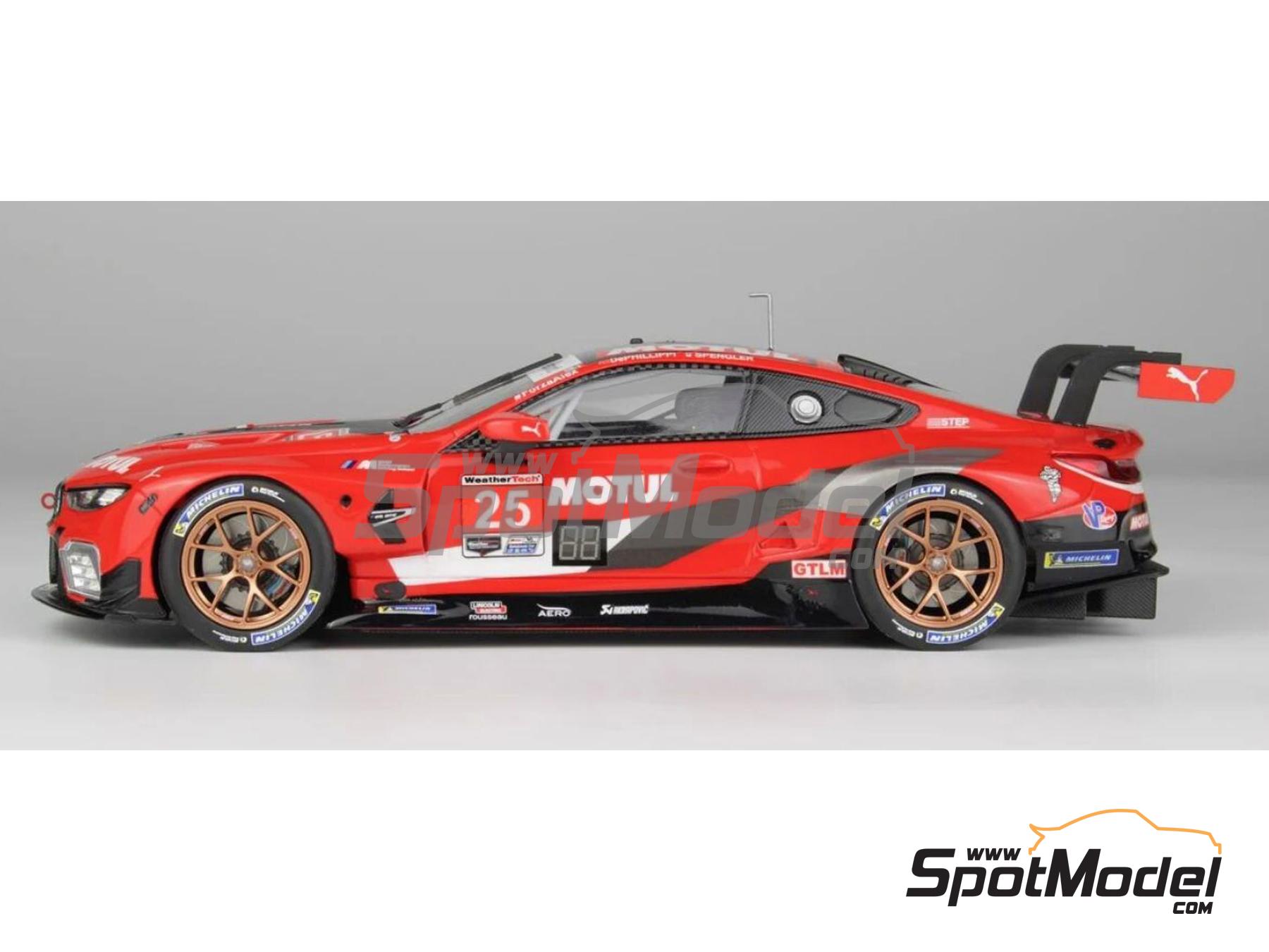 Image 6: BMW M8 GTE Equipo BMW Motorsport RLL patrocinado por Motul - 6 Horas Road Atlanta 2020 | Maqueta de coche en escala&nbsp;1/24 fabricado por Nunu (ref.&nbsp;PN24043, tambien 4545782089325)