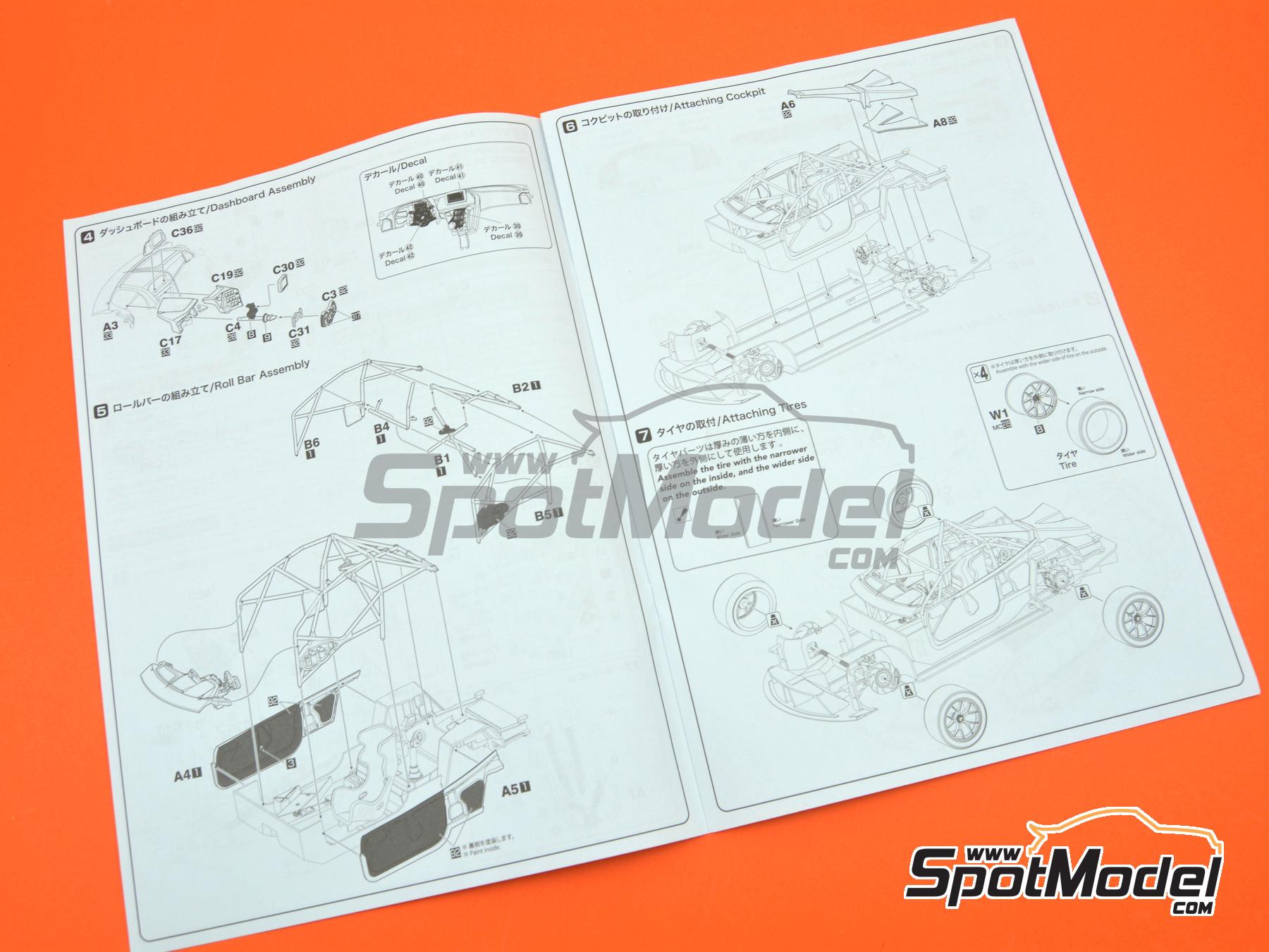 Image 17: BMW M8 GTE Equipo BMW Motorsport RLL patrocinado por Motul - 6 Horas Road Atlanta 2020 | Maqueta de coche en escala&nbsp;1/24 fabricado por Nunu (ref.&nbsp;PN24043, tambien 4545782089325)