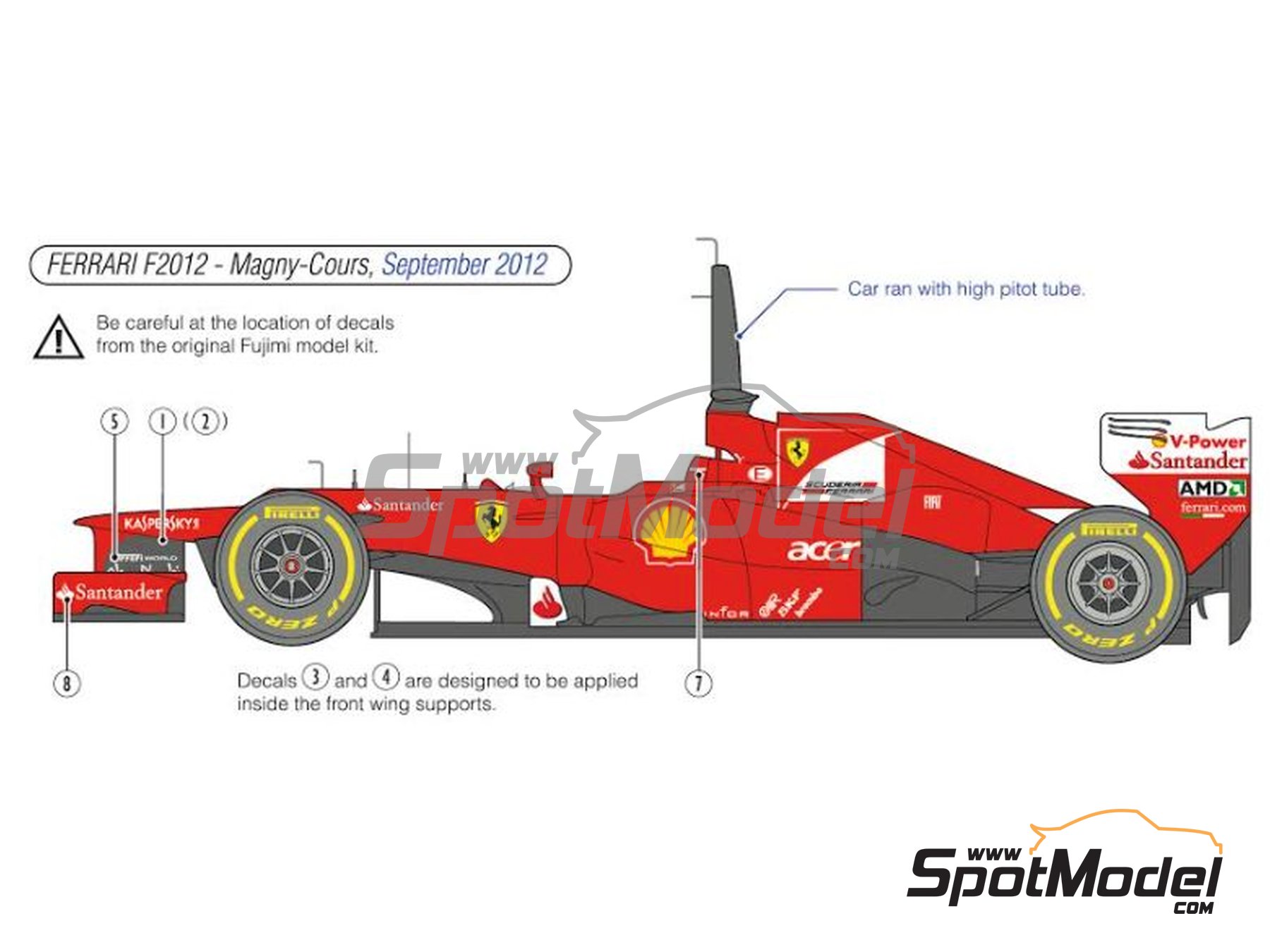 Pit Wall 20D-004: Marking / livery 1/20 scale - Jules Bianchi Scuderia ...