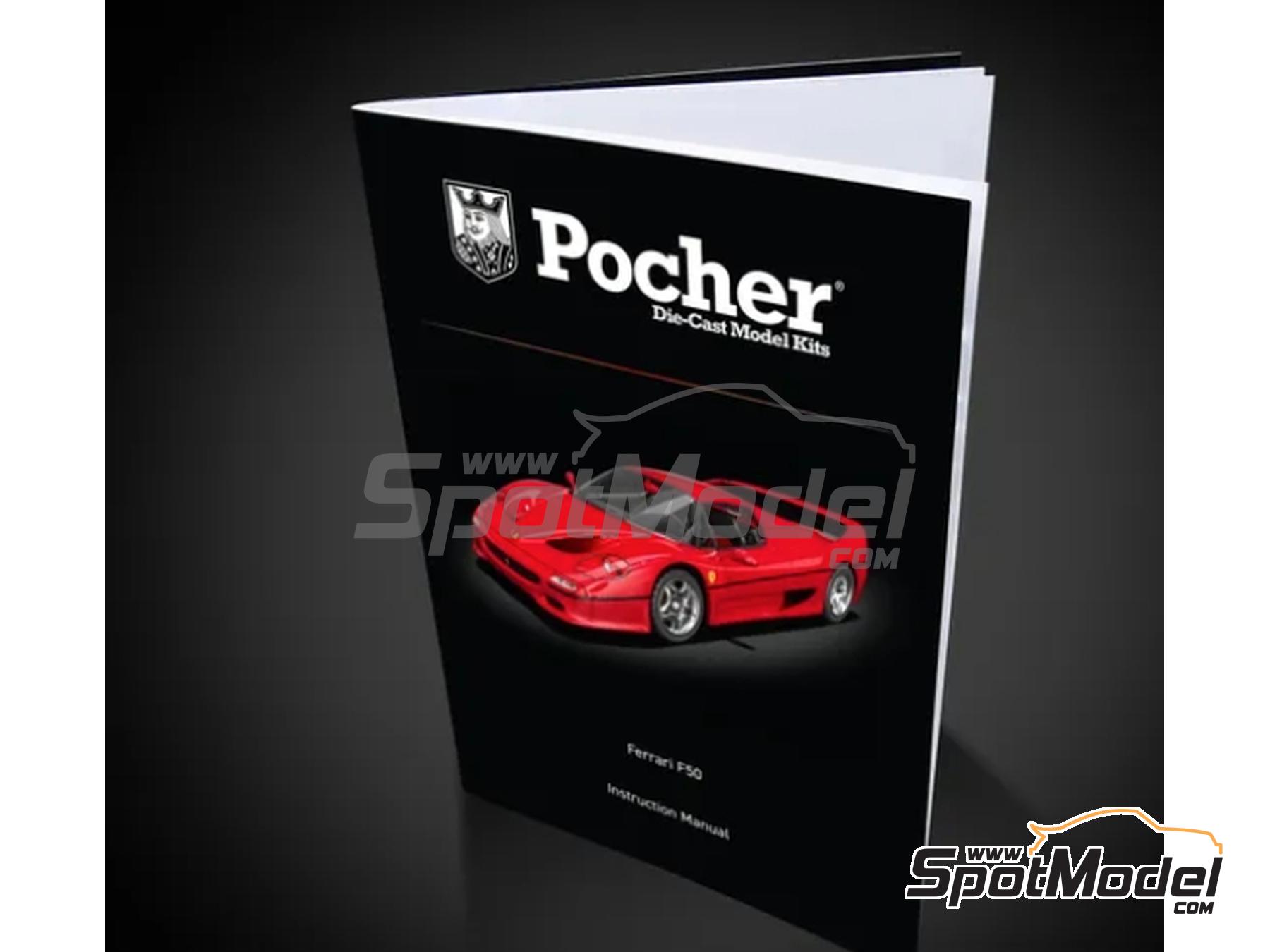 Image 1: Ferrari F50 Rojo Rosso Corsa | Maqueta de coche en escala&nbsp;1/8 fabricado por Pocher (ref.&nbsp;HK62)