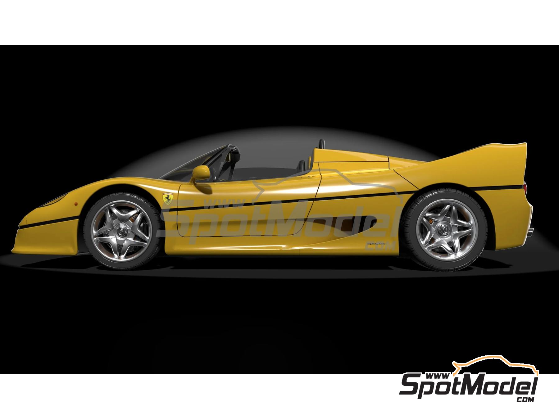 Image 3: Ferrari F50 Amarillo Giallo Modena | Maqueta de coche en escala&nbsp;1/8 fabricado por Pocher (ref.&nbsp;HK63)