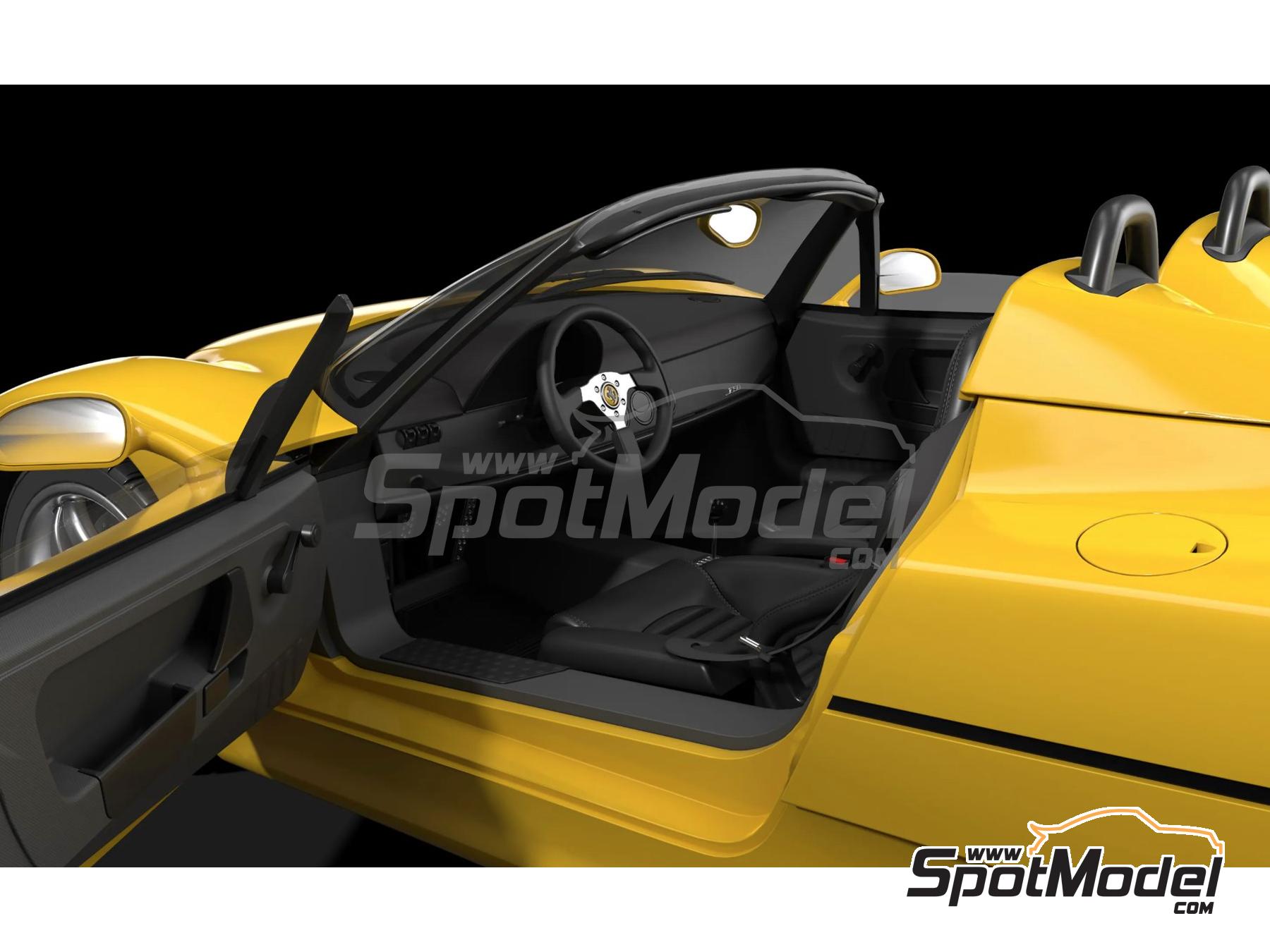 Image 4: Ferrari F50 Amarillo Giallo Modena | Maqueta de coche en escala&nbsp;1/8 fabricado por Pocher (ref.&nbsp;HK63)