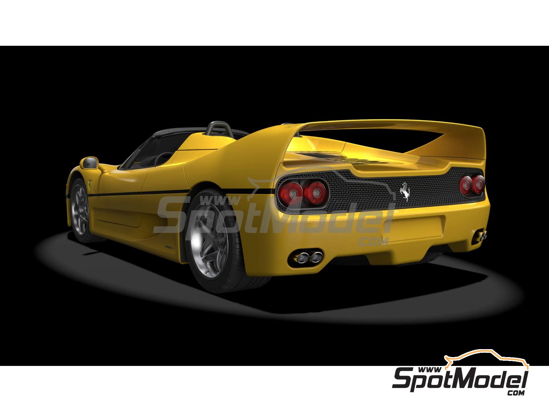 Image 5: Ferrari F50 Amarillo Giallo Modena | Maqueta de coche en escala&nbsp;1/8 fabricado por Pocher (ref.&nbsp;HK63)