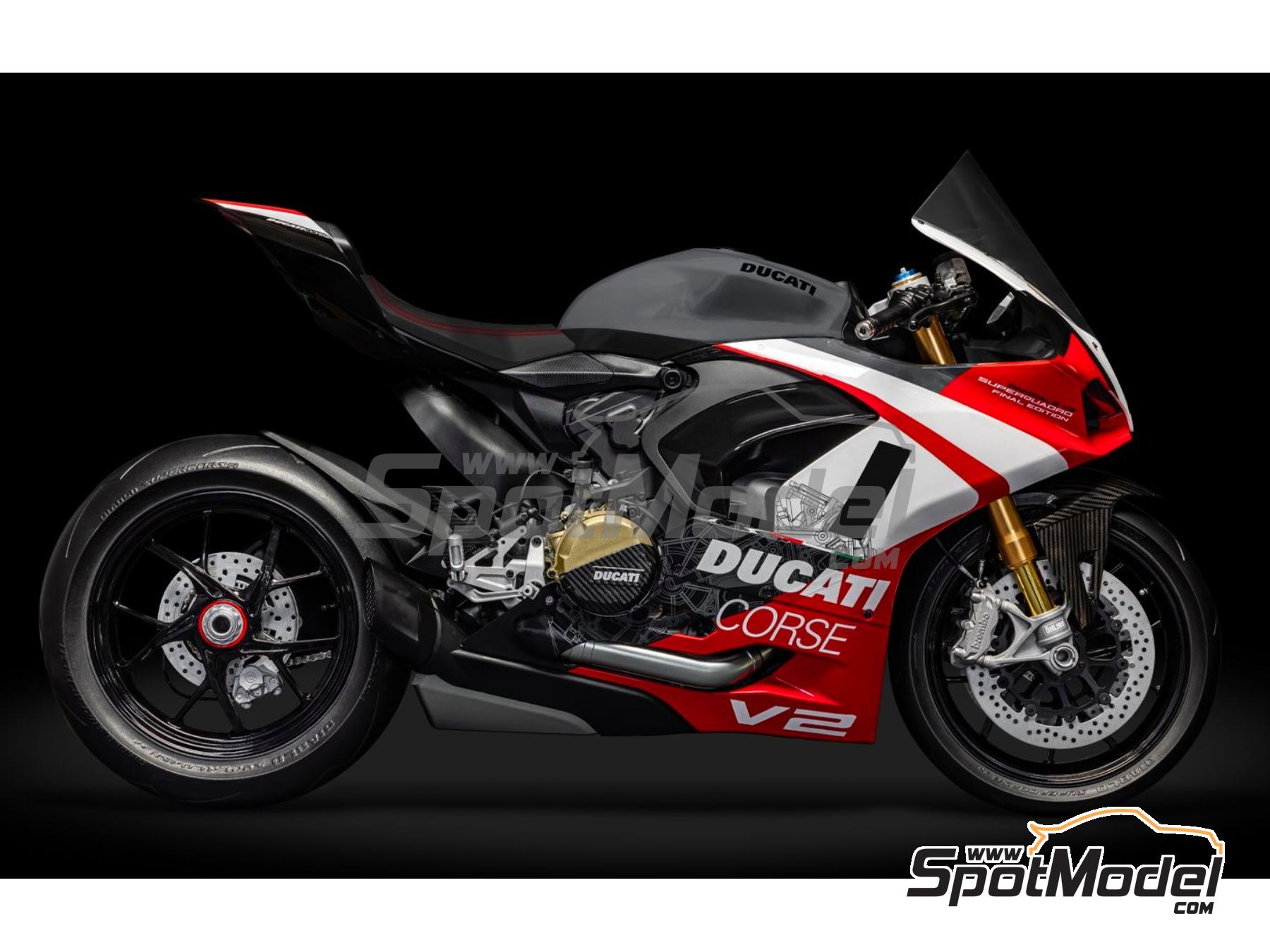 Image 3: Ducati Panigale V2 Superquadro Final Edition | Motorbike scale model kit in 1/4 scale manufactured by Pocher (ref.&nbsp;POCHER-HK124, also HK124)