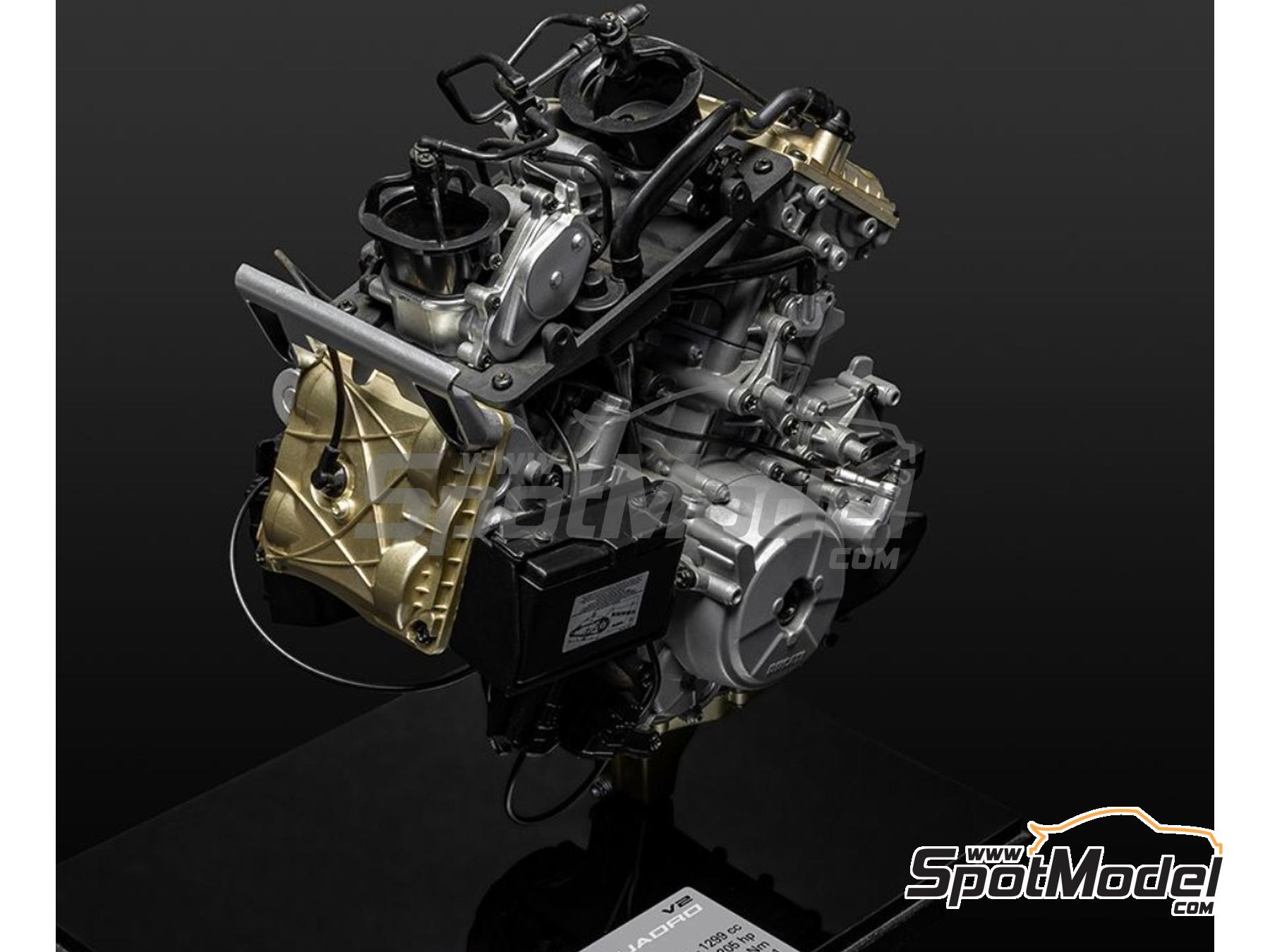 Image 3: Engine Ducati Panigale V2 Superquadro Final Edition | Engine in 1/4 scale manufactured by Pocher (ref.&nbsp;POCHER-HKM124, also HKM124)