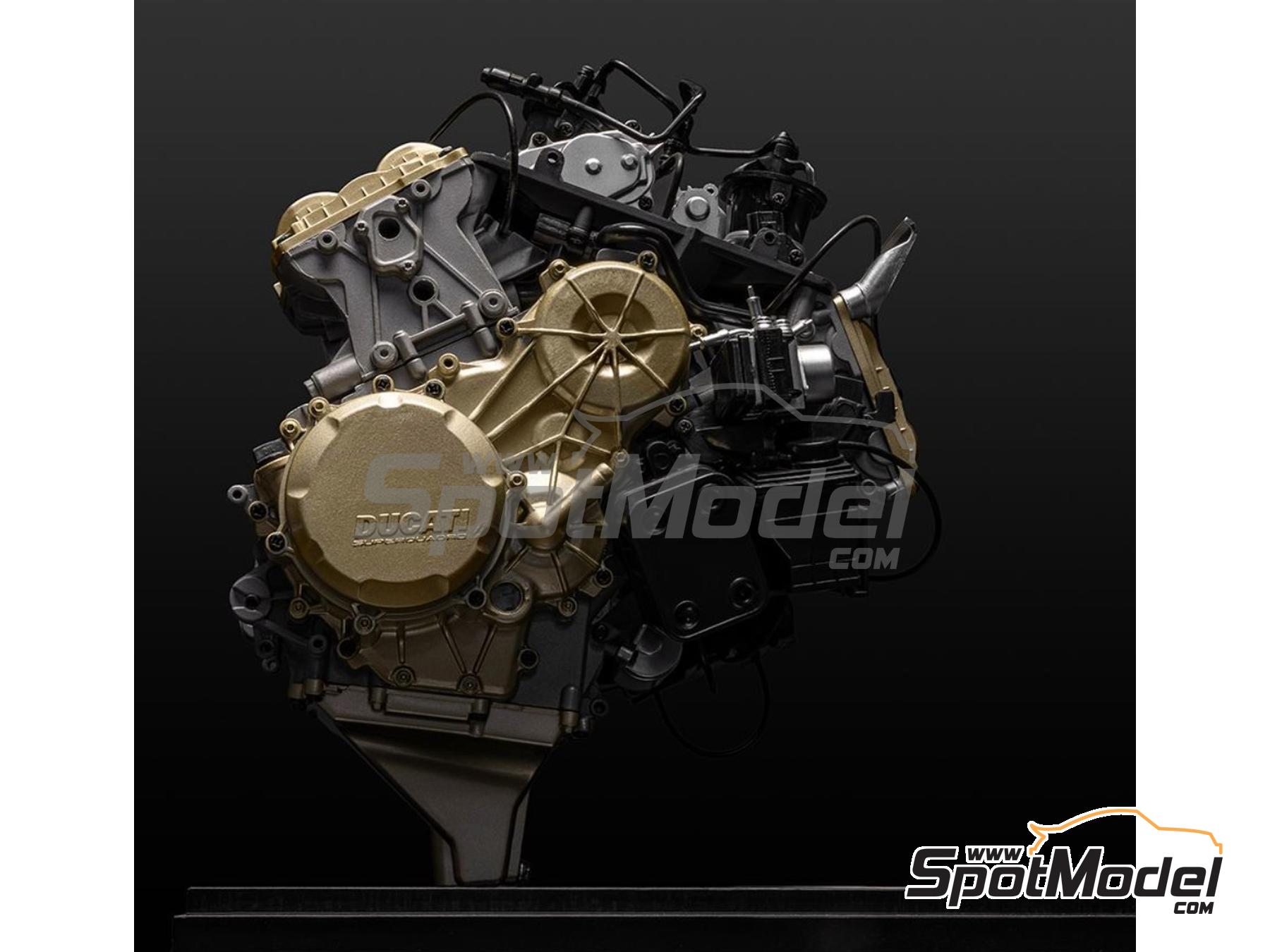 Image 5: Engine Ducati Panigale V2 Superquadro Final Edition | Engine in 1/4 scale manufactured by Pocher (ref.&nbsp;POCHER-HKM124, also HKM124)