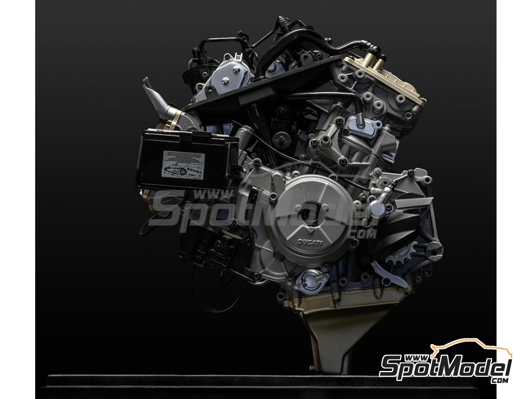 Image 6: Engine Ducati Panigale V2 Superquadro Final Edition | Engine in 1/4 scale manufactured by Pocher (ref.&nbsp;POCHER-HKM124, also HKM124)