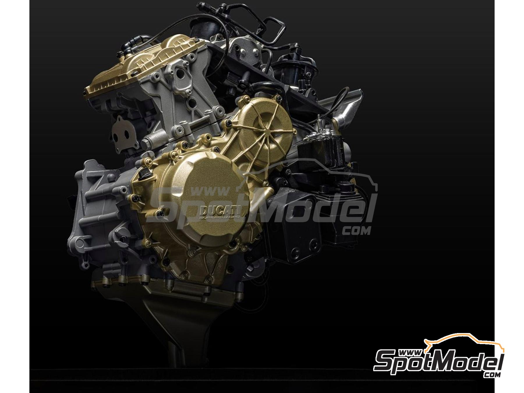 Image 7: Engine Ducati Panigale V2 Superquadro Final Edition | Engine in 1/4 scale manufactured by Pocher (ref.&nbsp;POCHER-HKM124, also HKM124)