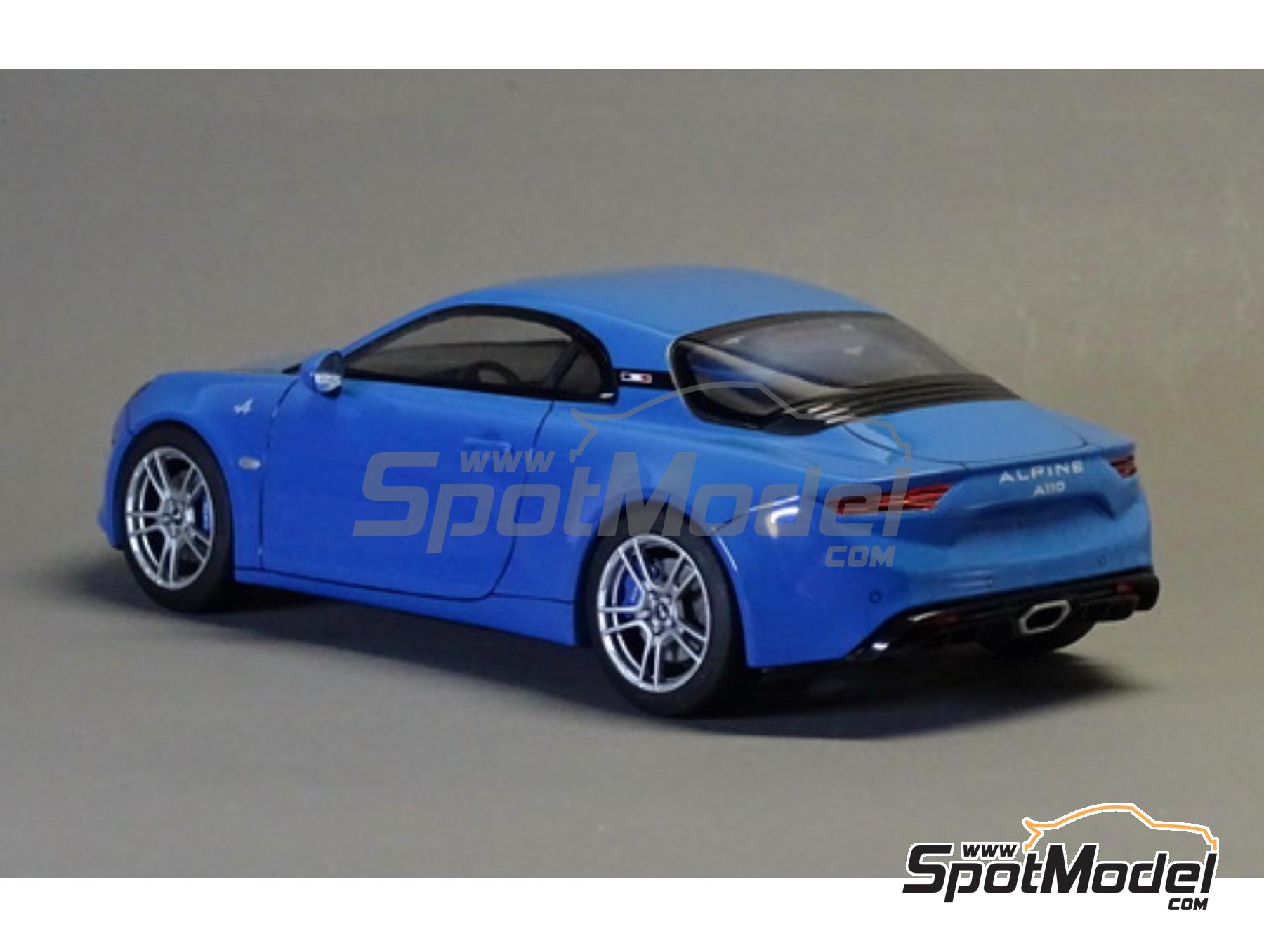 Image 6: Alpine A110 -  2018 | Car scale model kit in 1/24 scale , designed by 3DVM  and  manufactured by Print Lab 3D (ref.&nbsp;PLB3-000003)