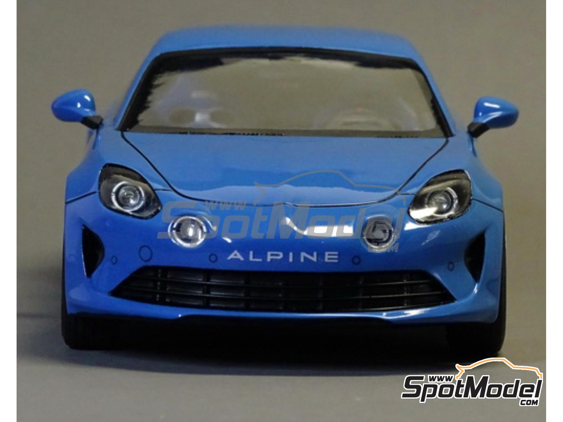 Image 11: Alpine A110 -  2018 | Car scale model kit in 1/24 scale , designed by 3DVM  and  manufactured by Print Lab 3D (ref.&nbsp;PLB3-000003)
