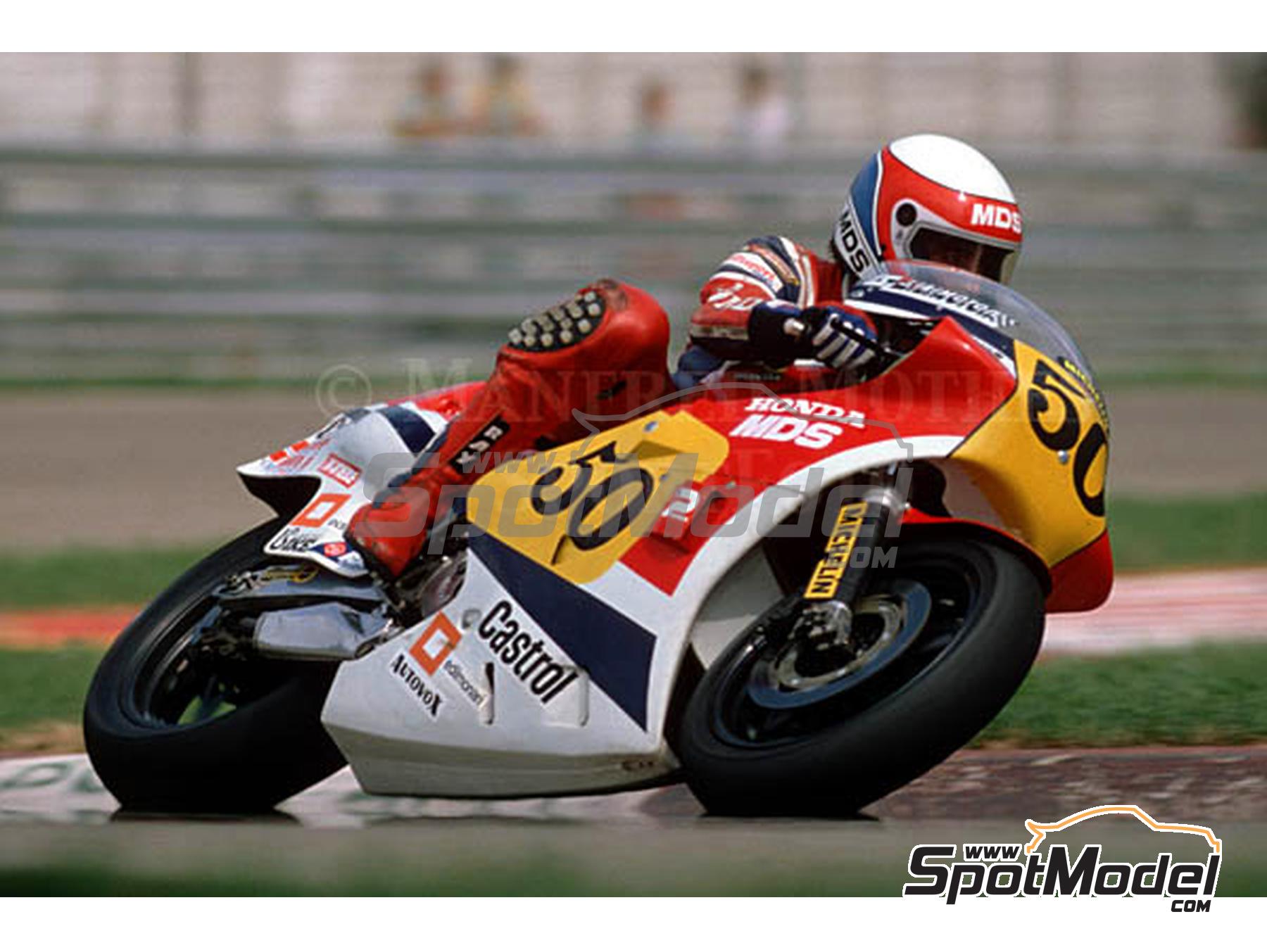 Image 2: Honda RS 500 - Gran Premio de Motociclismo de Sur&aacute;frica | Decoraci&oacute;n en escala&nbsp;1/12 , dise&ntilde;ado por Screendesign  y  fabricado por Print Lab Decals (ref.&nbsp;PLB2-047536)