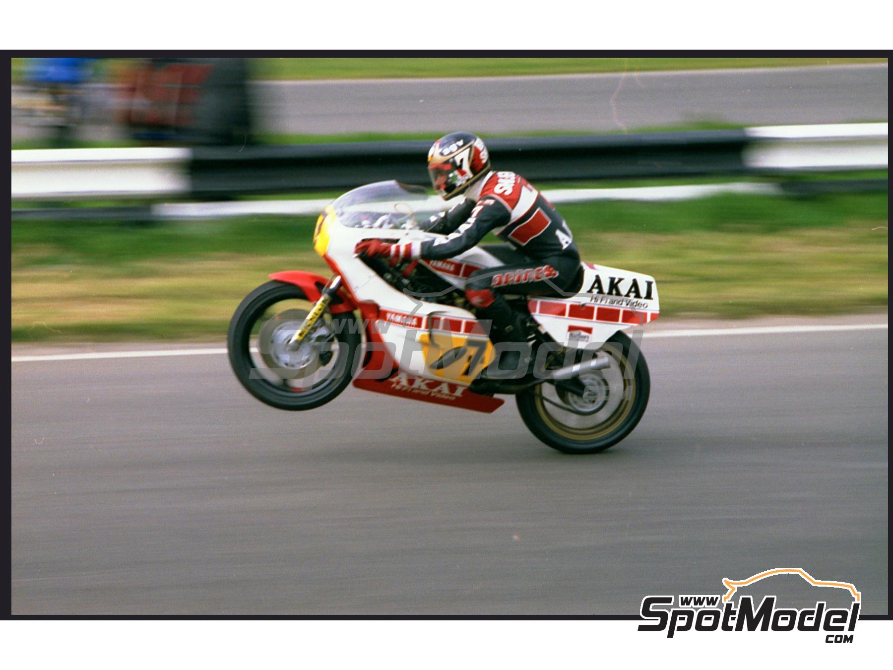Image 5: Yamaha YZR500 sponsored by John Player Special - Zolder, Transatlantic Trophy 1980 and 1981 | Marking / livery in 1/12 scale , designed by Screendesign  and  manufactured by Print Lab Decals (ref.&nbsp;PLB2-102857)